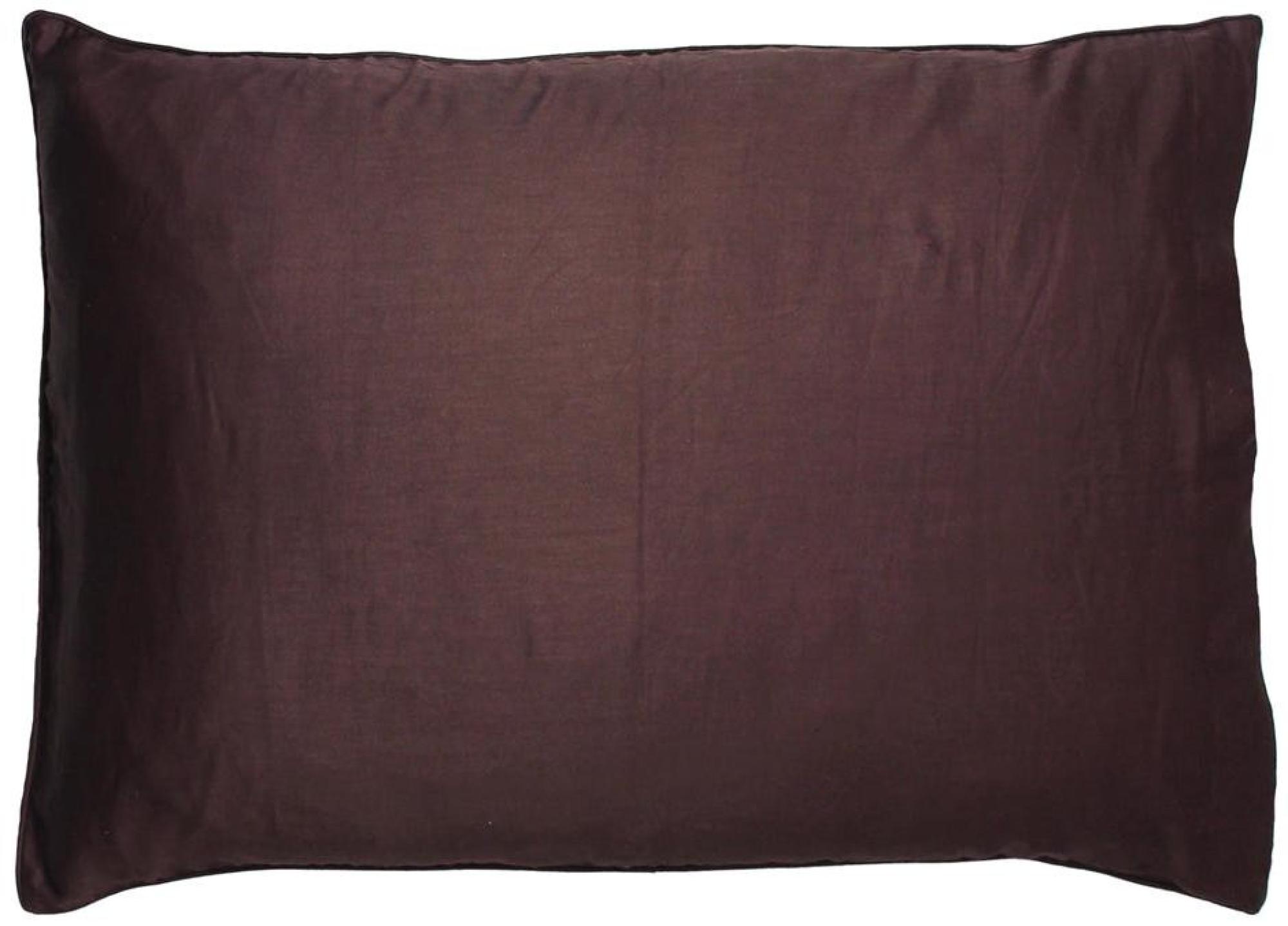 Linen House Neve Dark Plum Floral Pillowcase