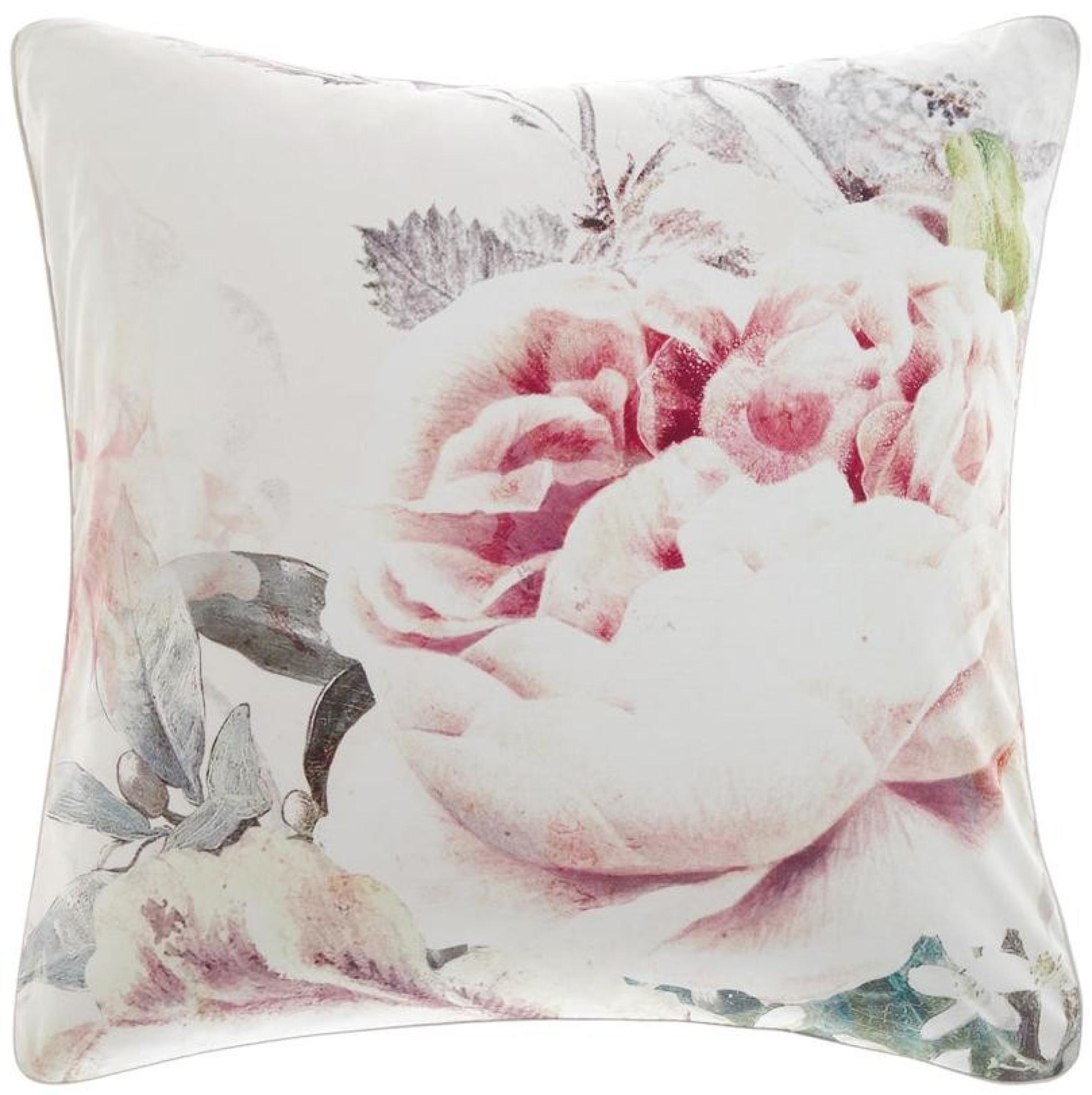 Linen House Sansa White Floral Pillow Sham
