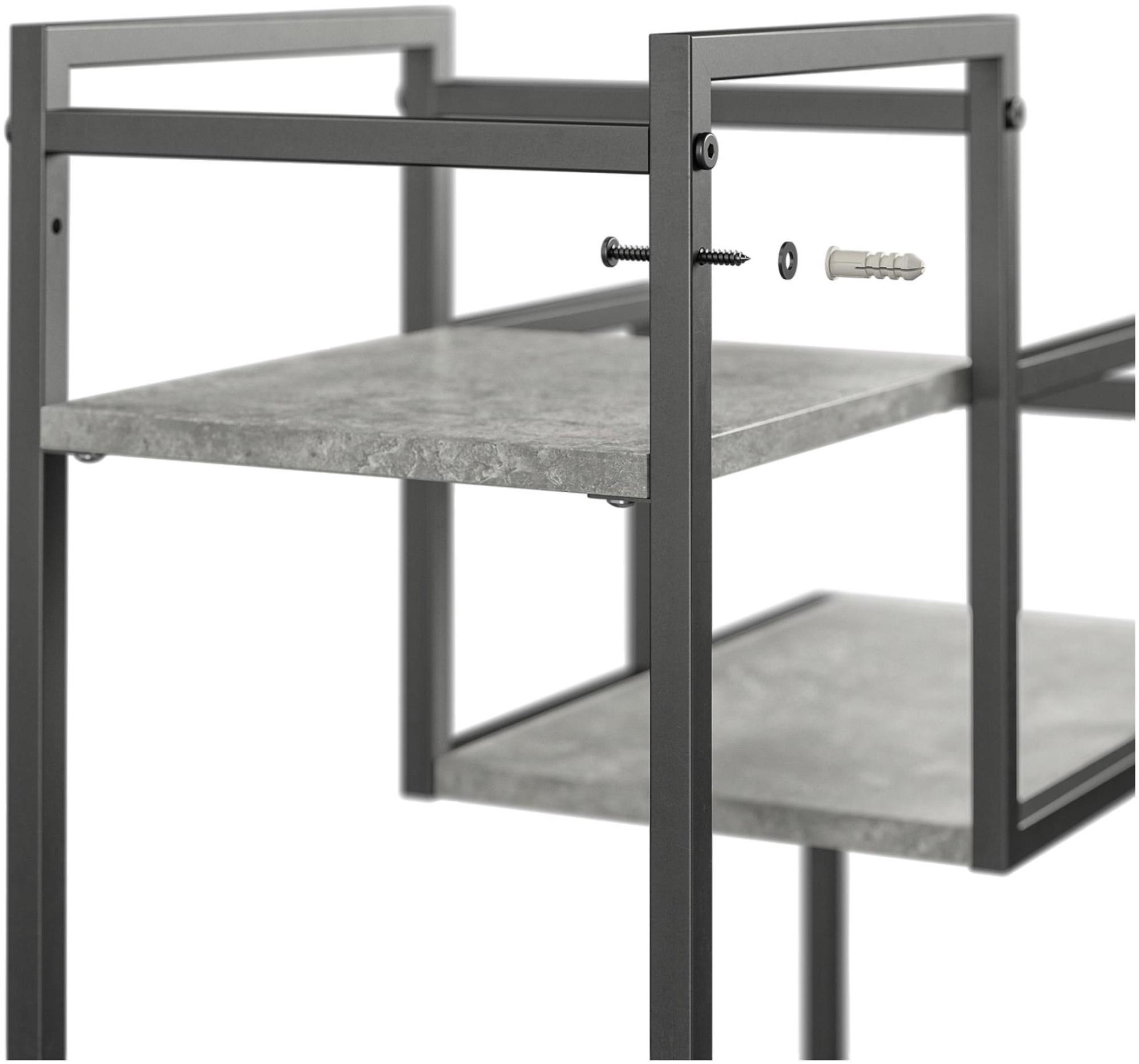 Novogratz Weston Plant Stand - Light Concrete - 1970868COMNUK