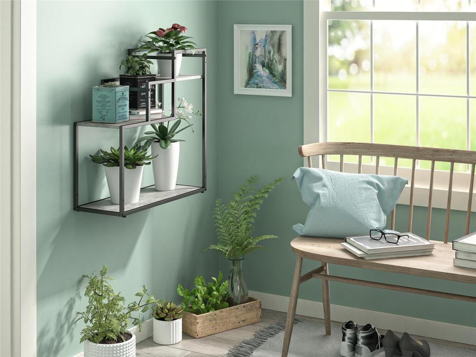 Novogratz Weston Plant Stand - Light Concrete - 1970868COMNUK