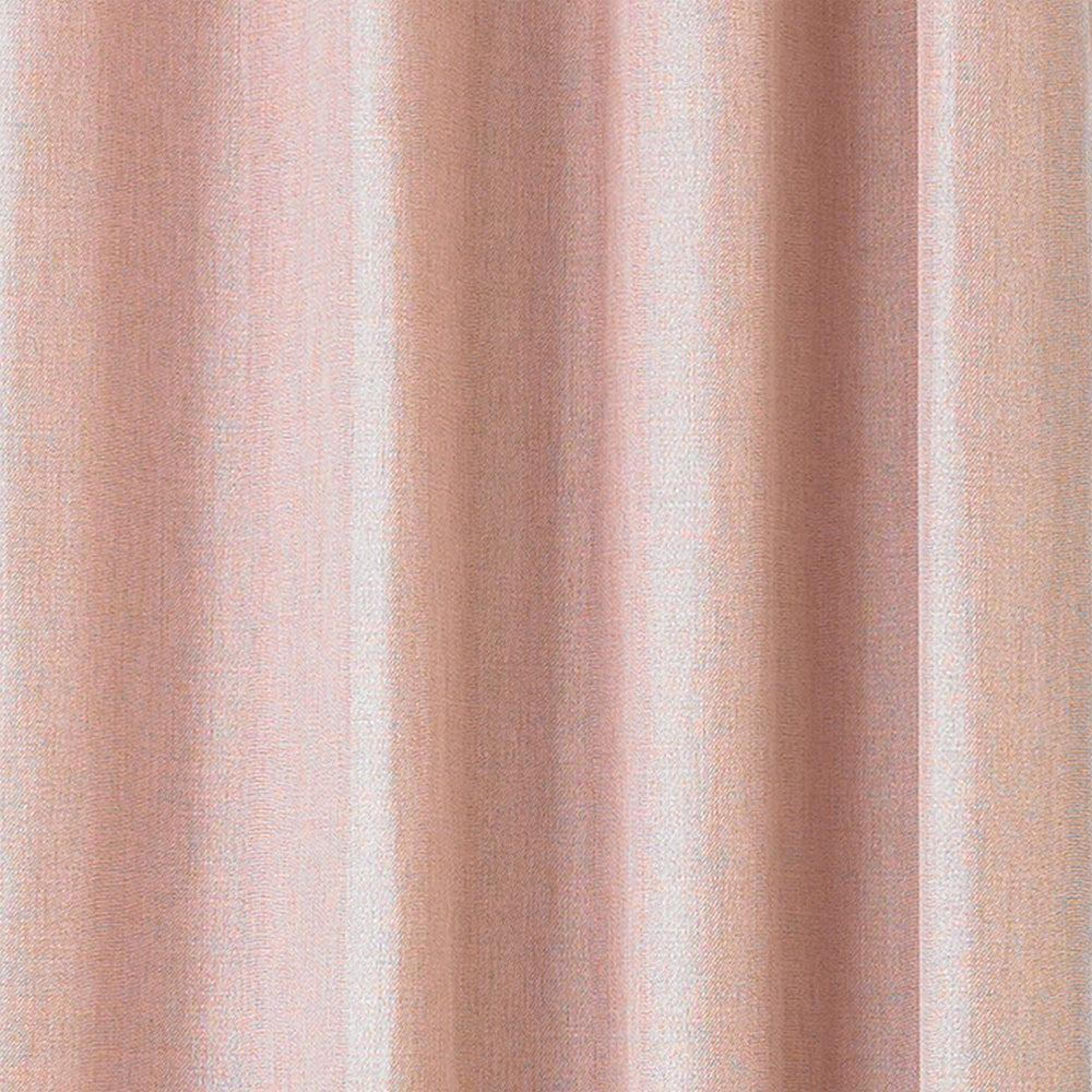 Paoletti Atlantic Blush Twill Woven Eyelet Curtains