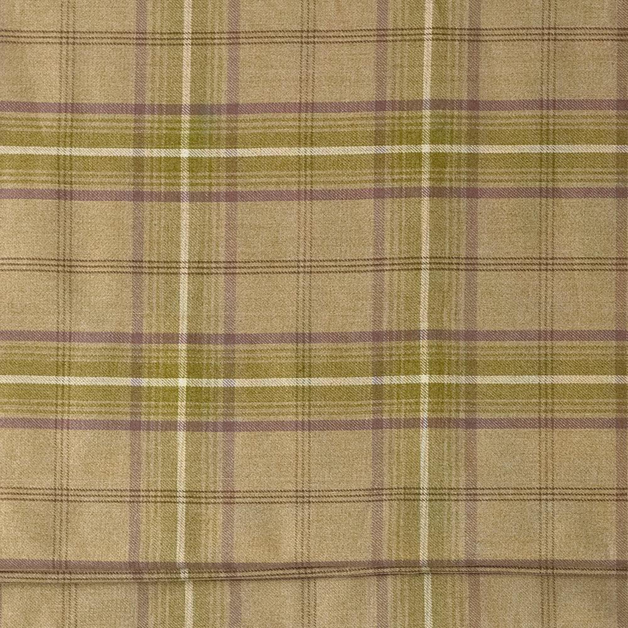 Paoletti Aviemore Thistle Tartan Faux Wool Roman Blind