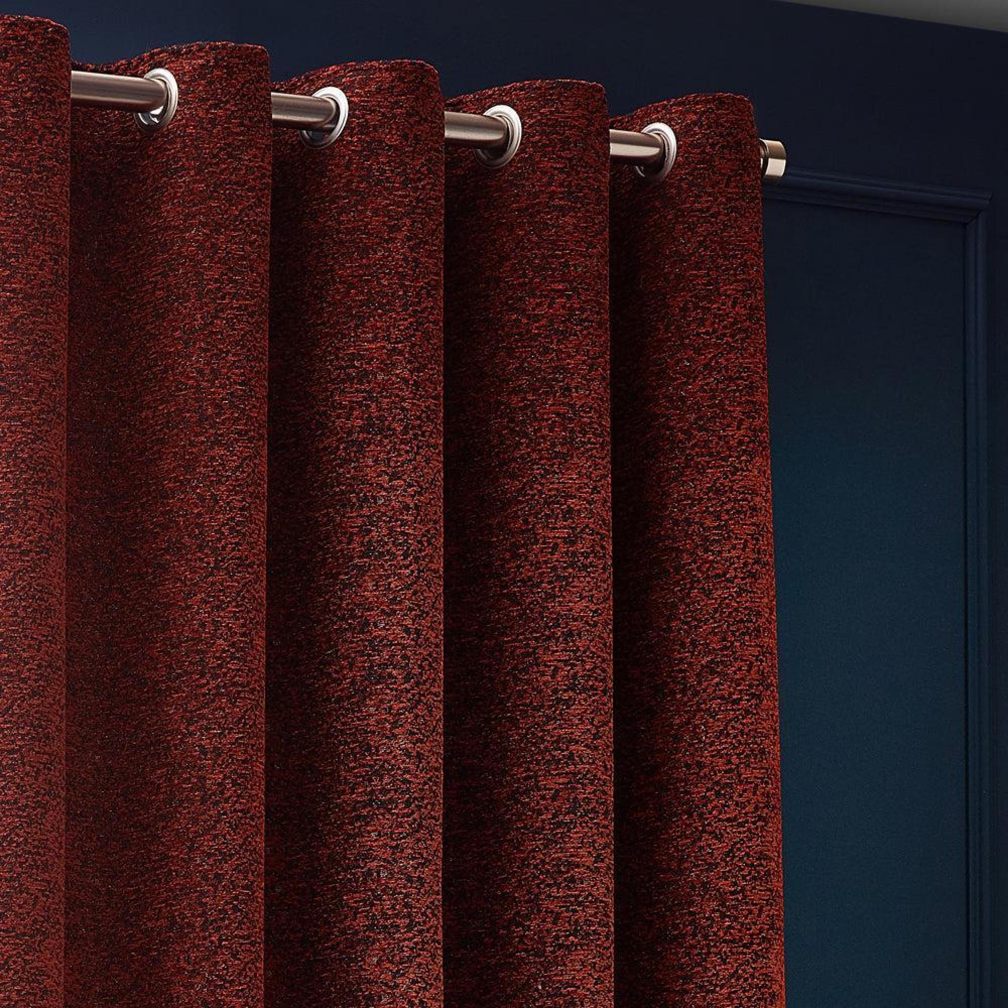 Paoletti Galaxy Copper Room Darkening Eyelet Curtains