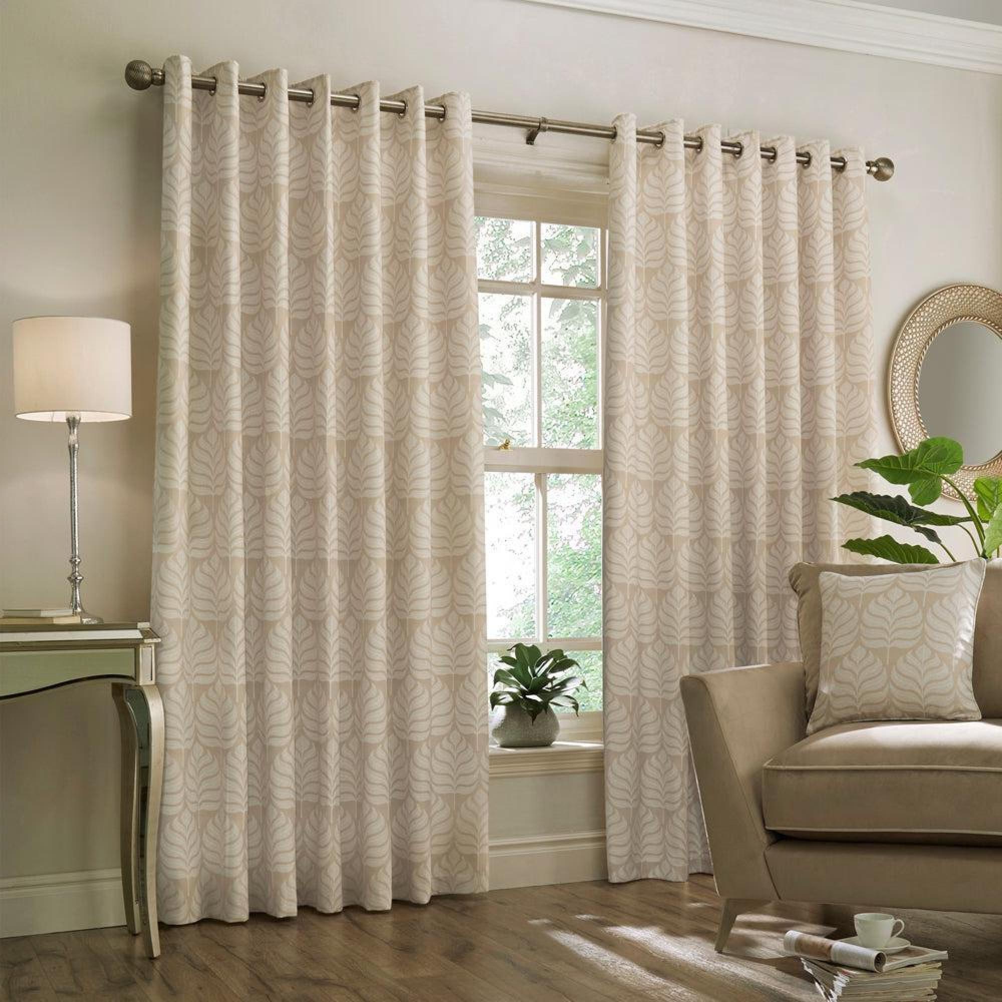 Paoletti Horto Natural Botanical Eyelet Curtains