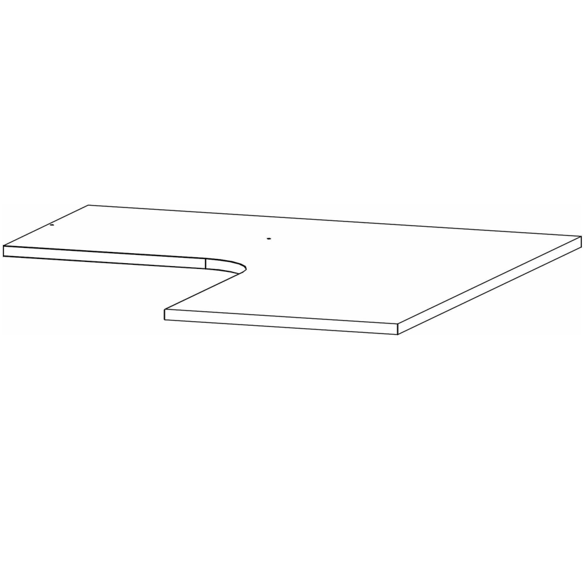 Rauch Orange Plus Corner Wardrobe Shelf