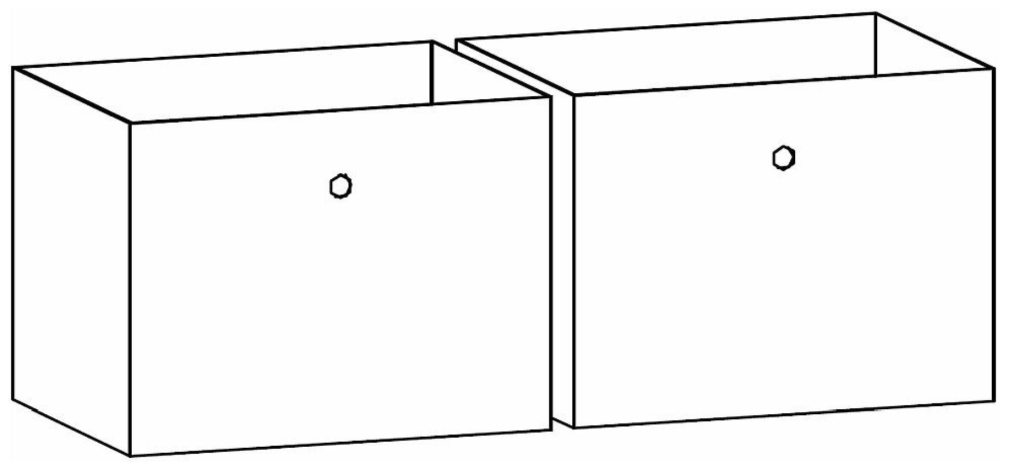 93G2 : Fabric Box (Set of 2)