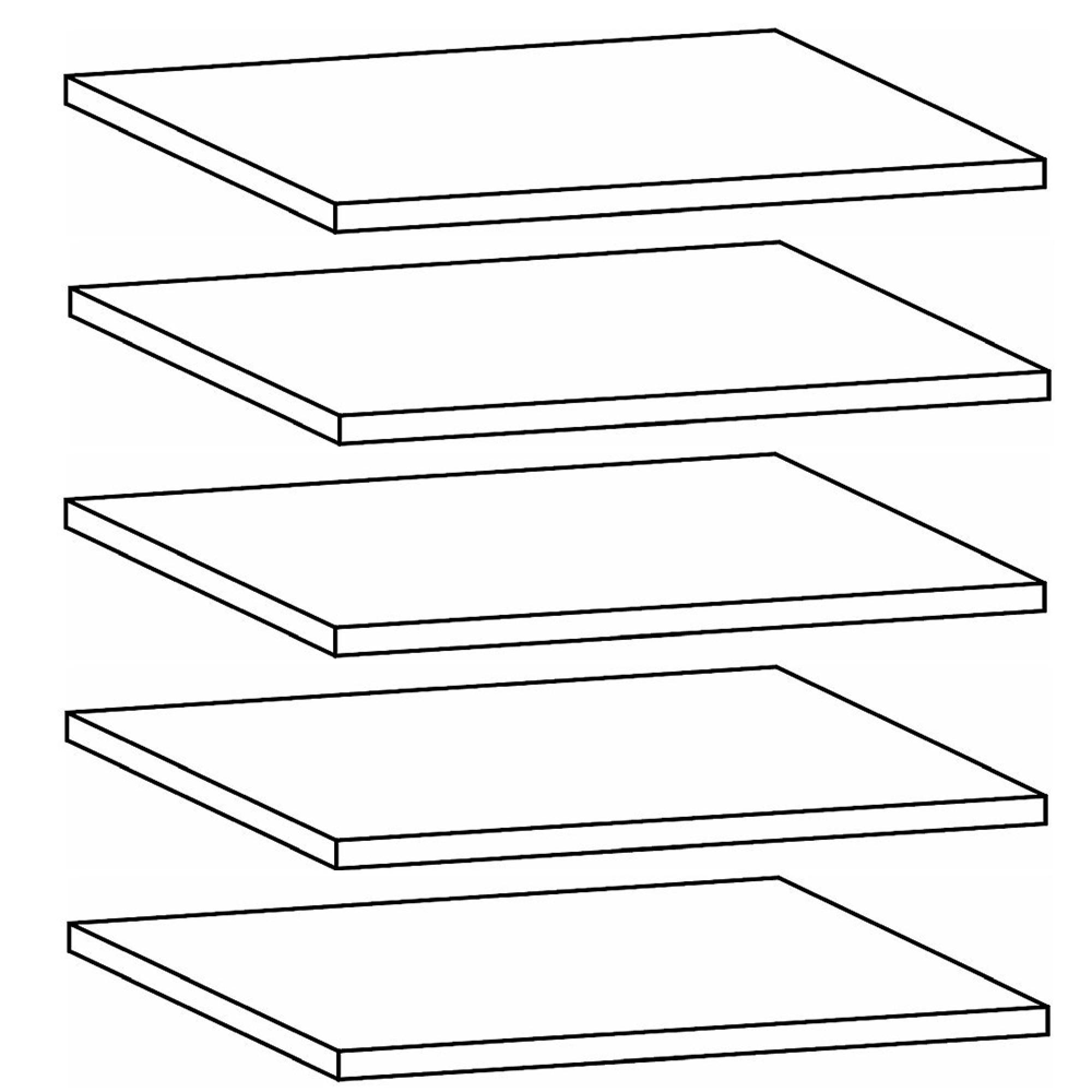 9603 : Shelf (Set of 5)