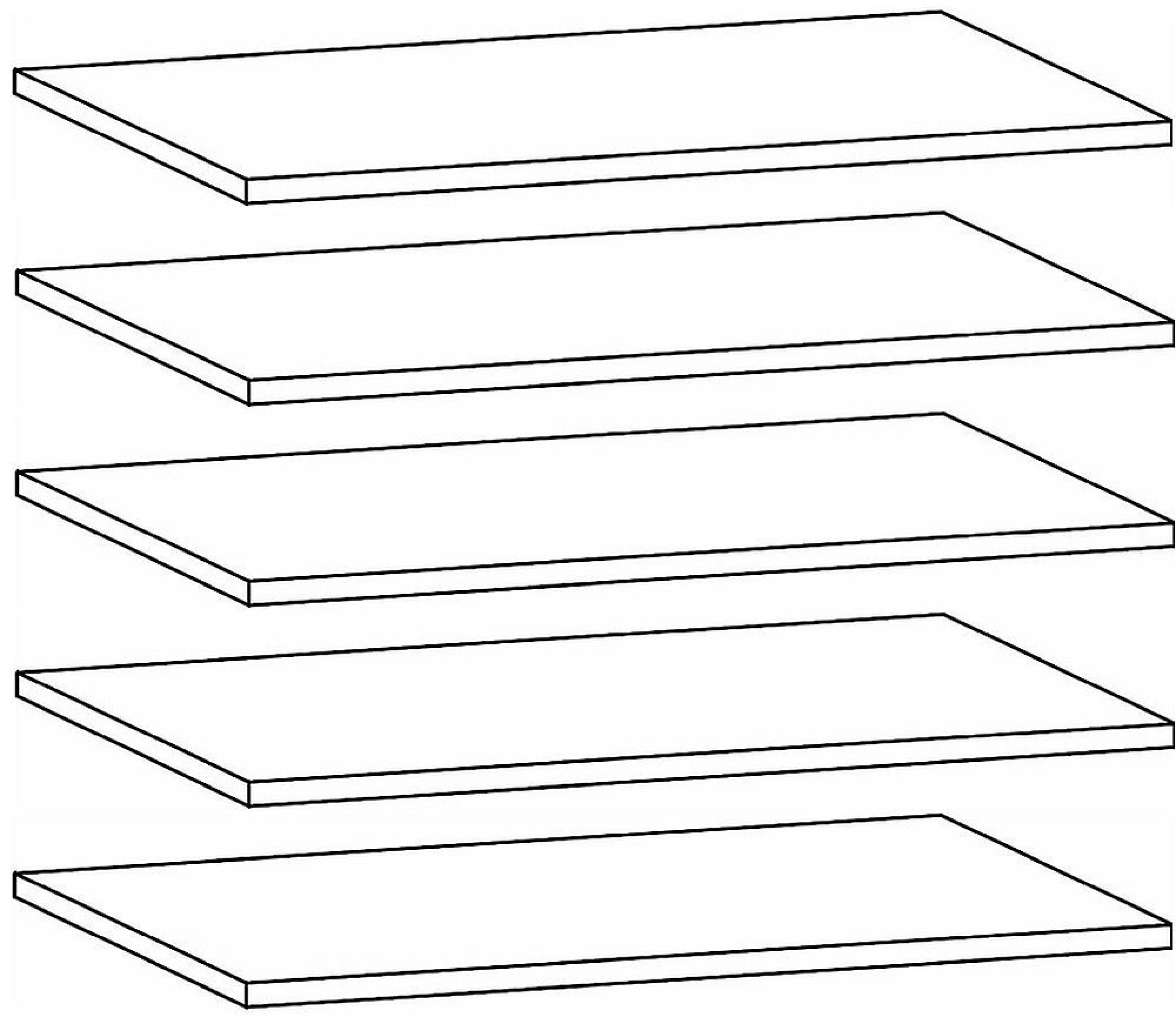 9F18 : Shelf (Set of 5)