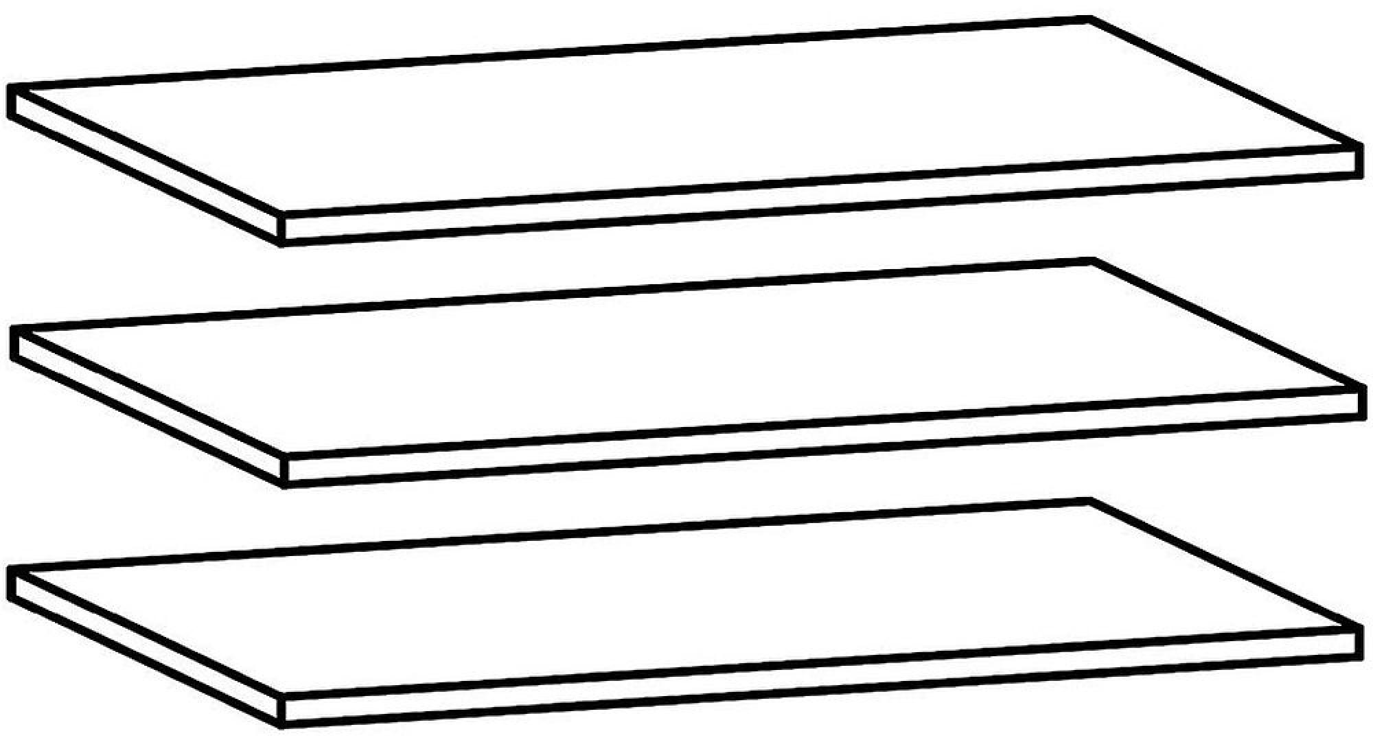 9F13 : Shelf (Set of 3)