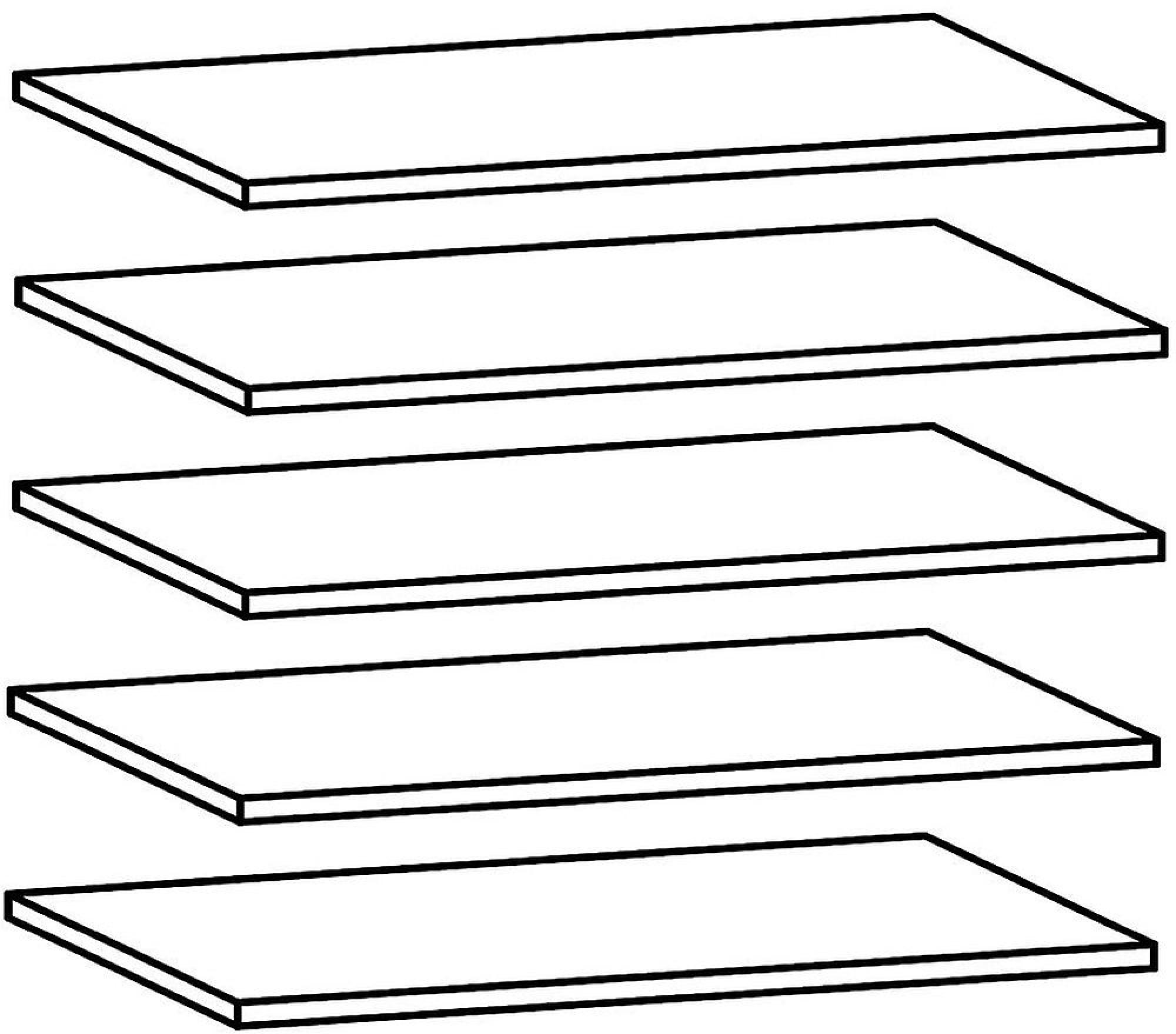 9F18 : Shelf (Set of 5)