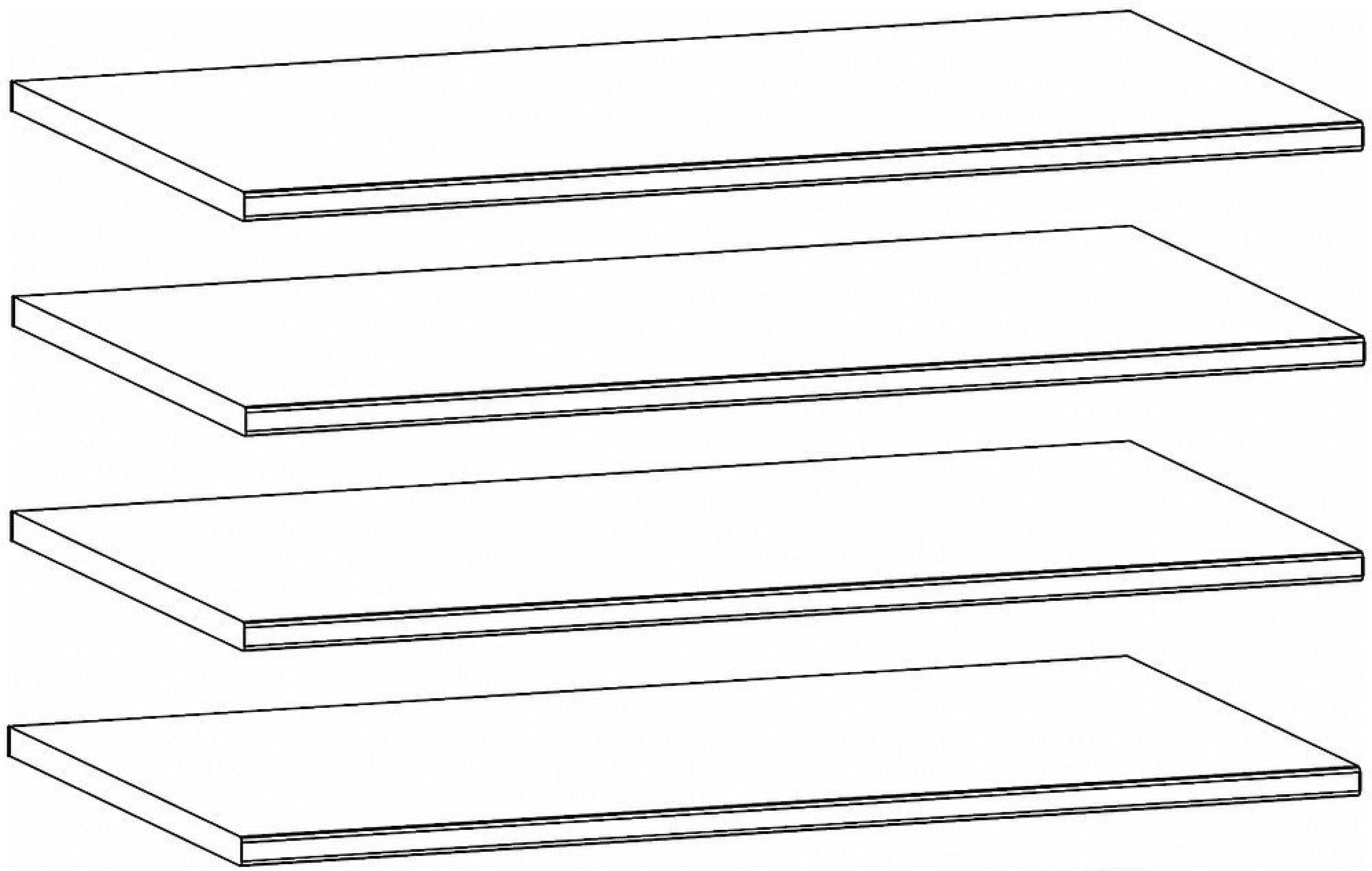 99J8 : Shelf (Set of 4)