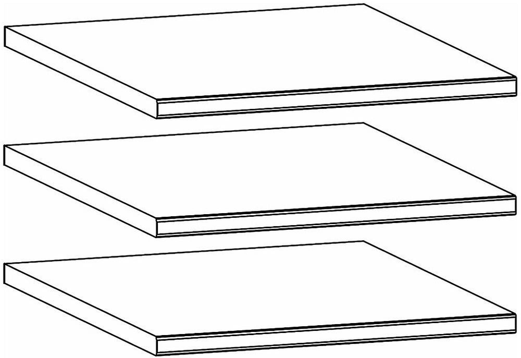 9634 : Shelf (Set of 3)