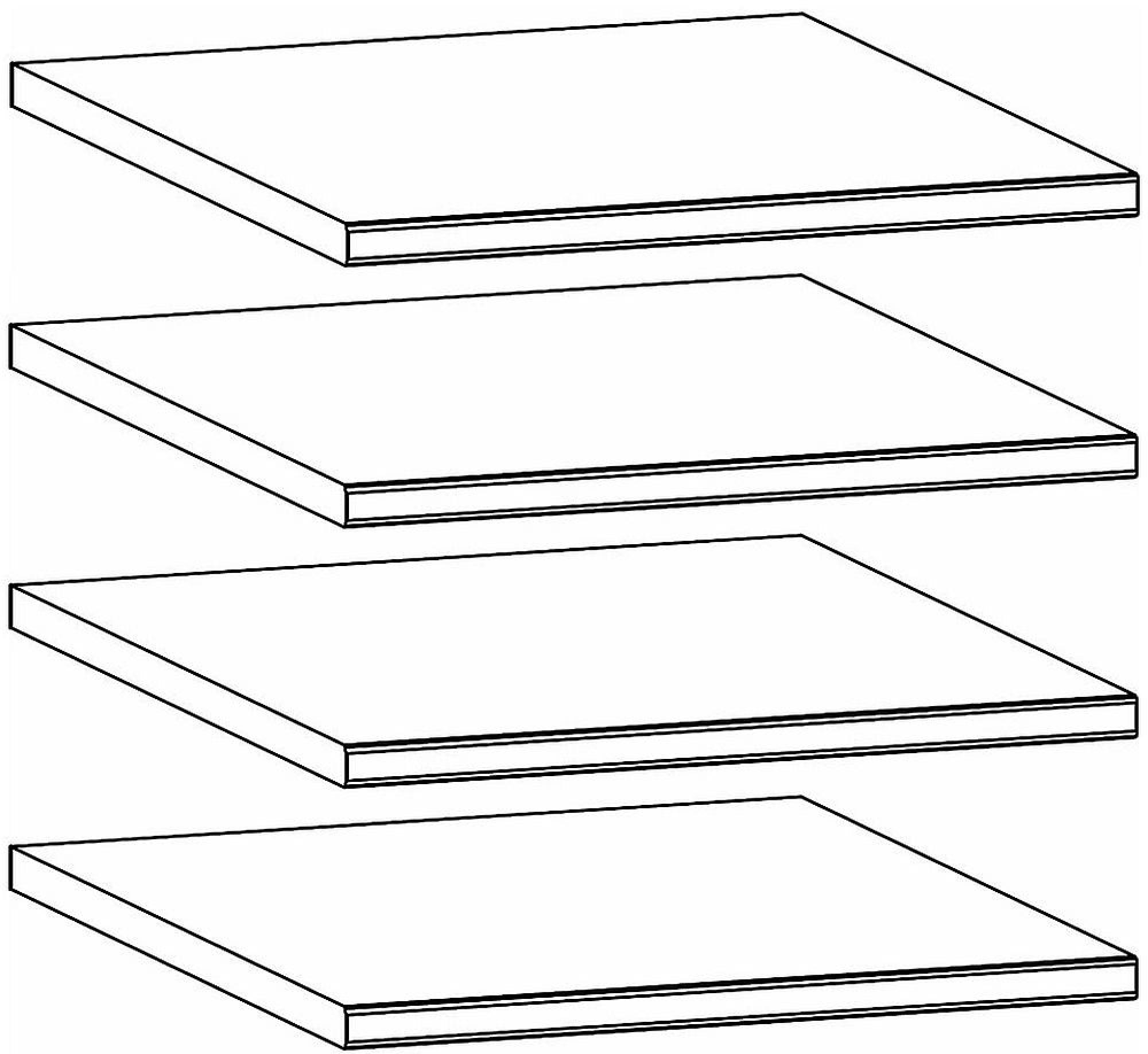 99J5 : Shelf (Set of 4)