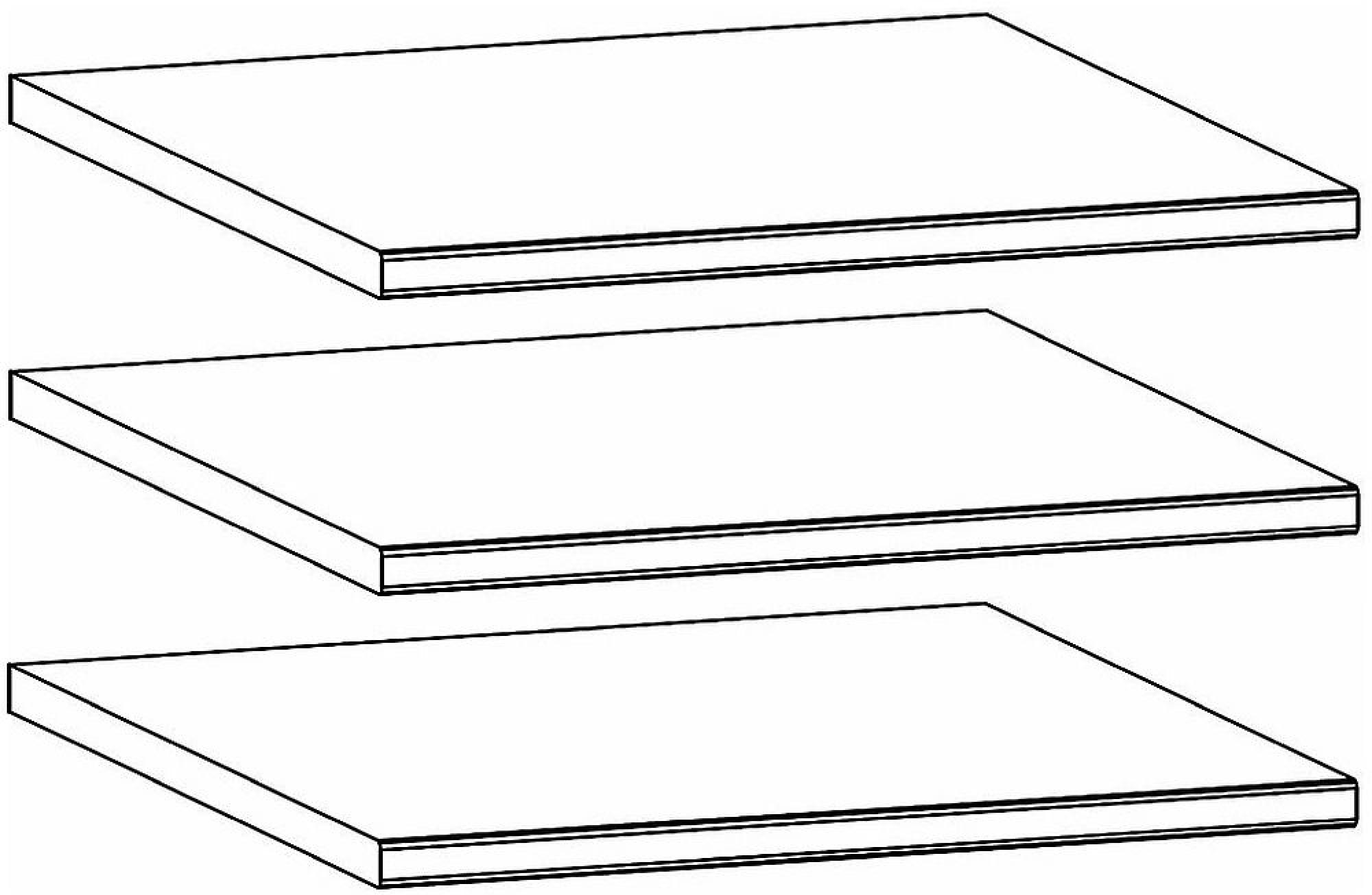 9633 : Shelf (Set of 3)