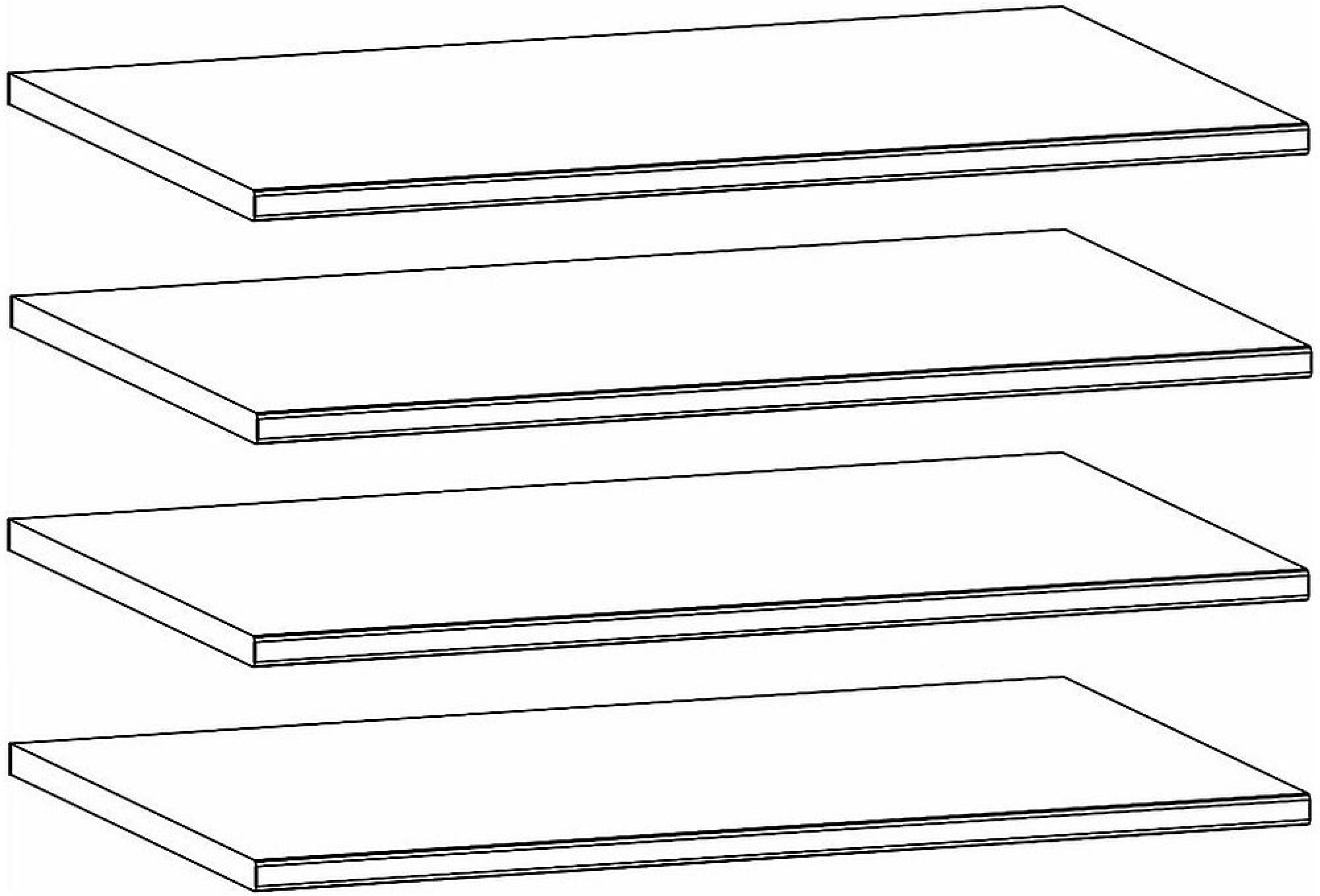 9184 : Shelf (Set of 4)