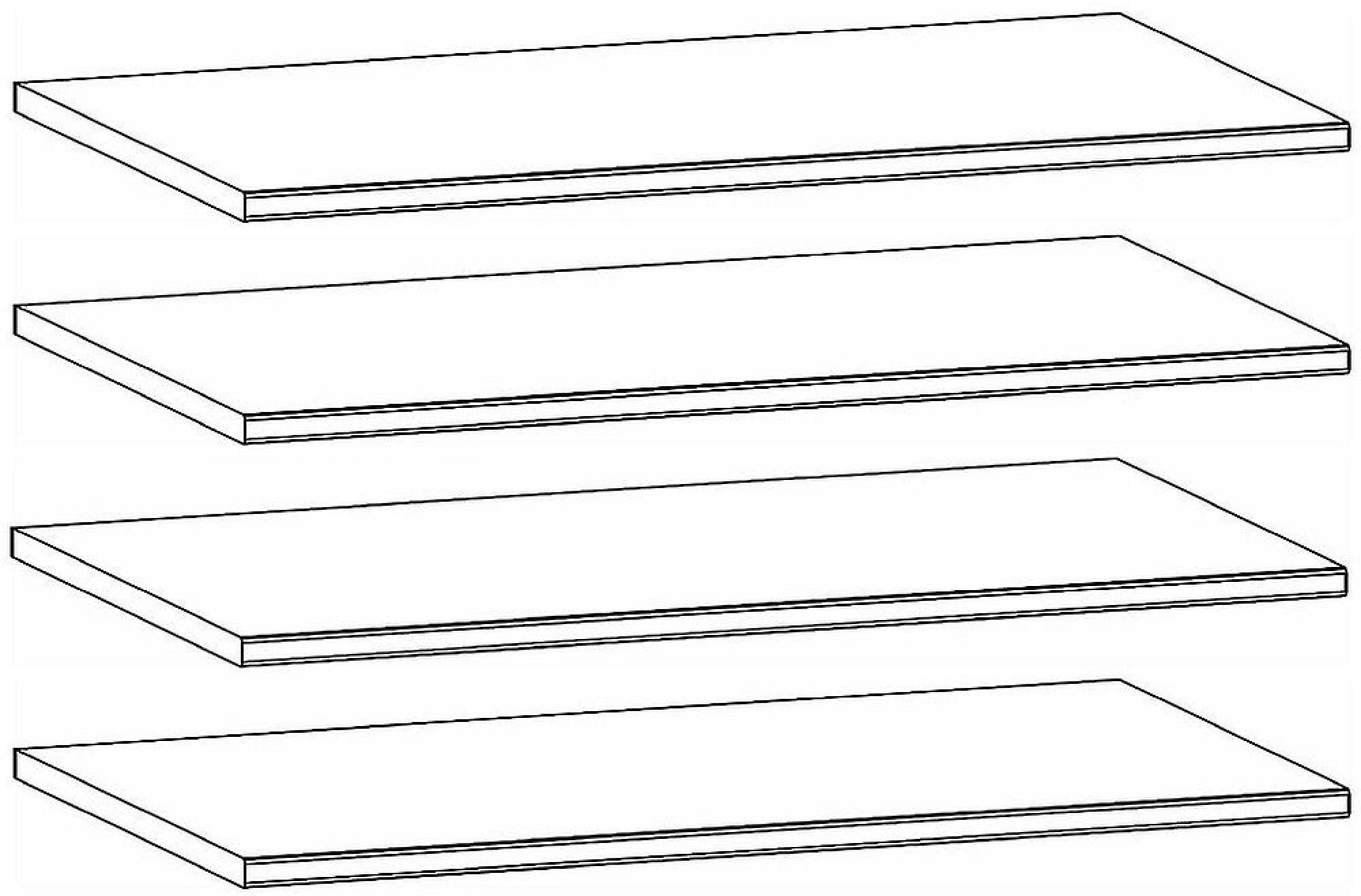 99J8 : Shelf (Set of 4)