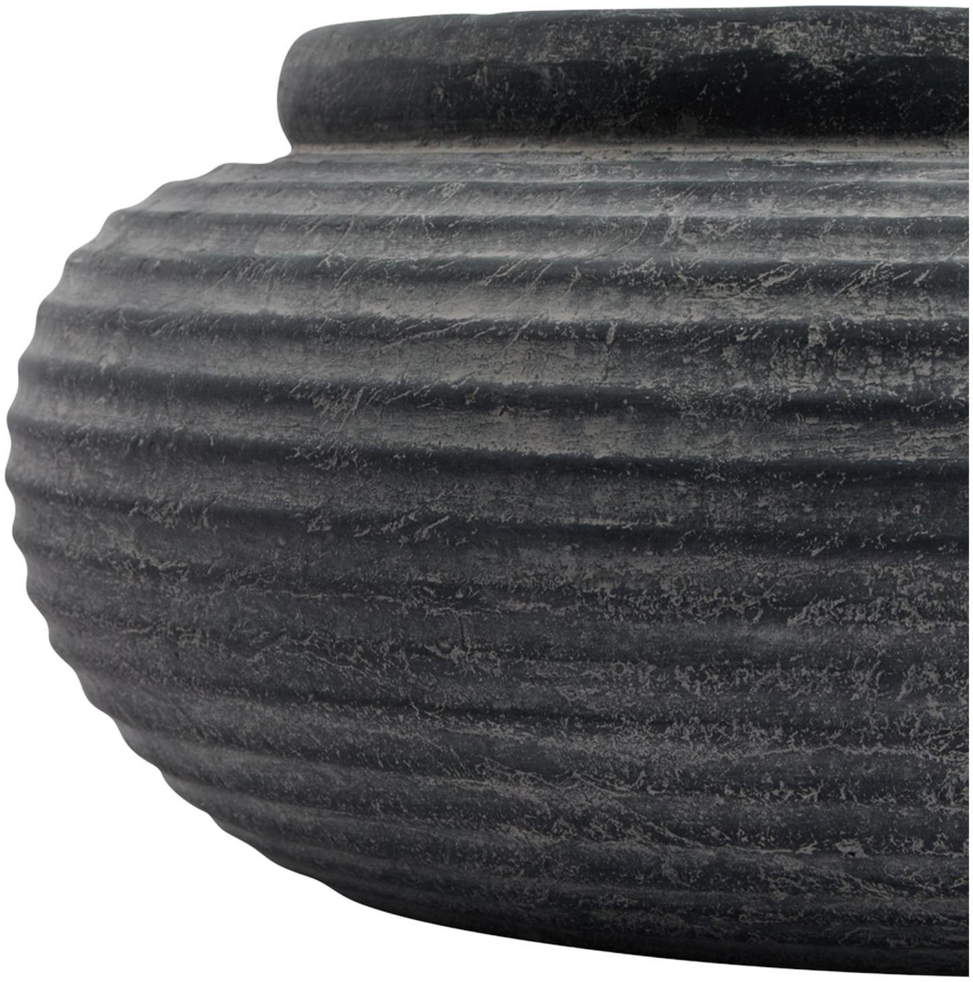 Amalfi Planter - Round Ribbed - Ceramic