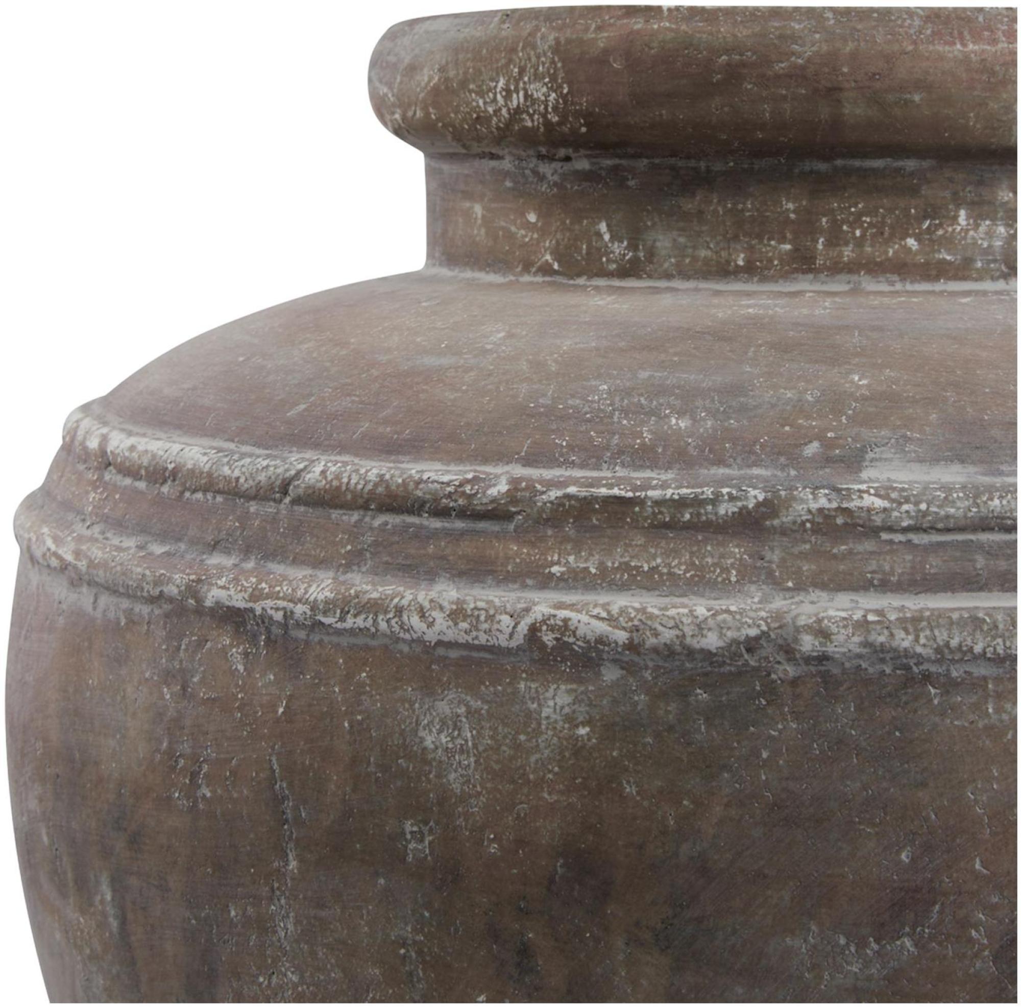 Siena Water Pot - Large - Brown Ceramic