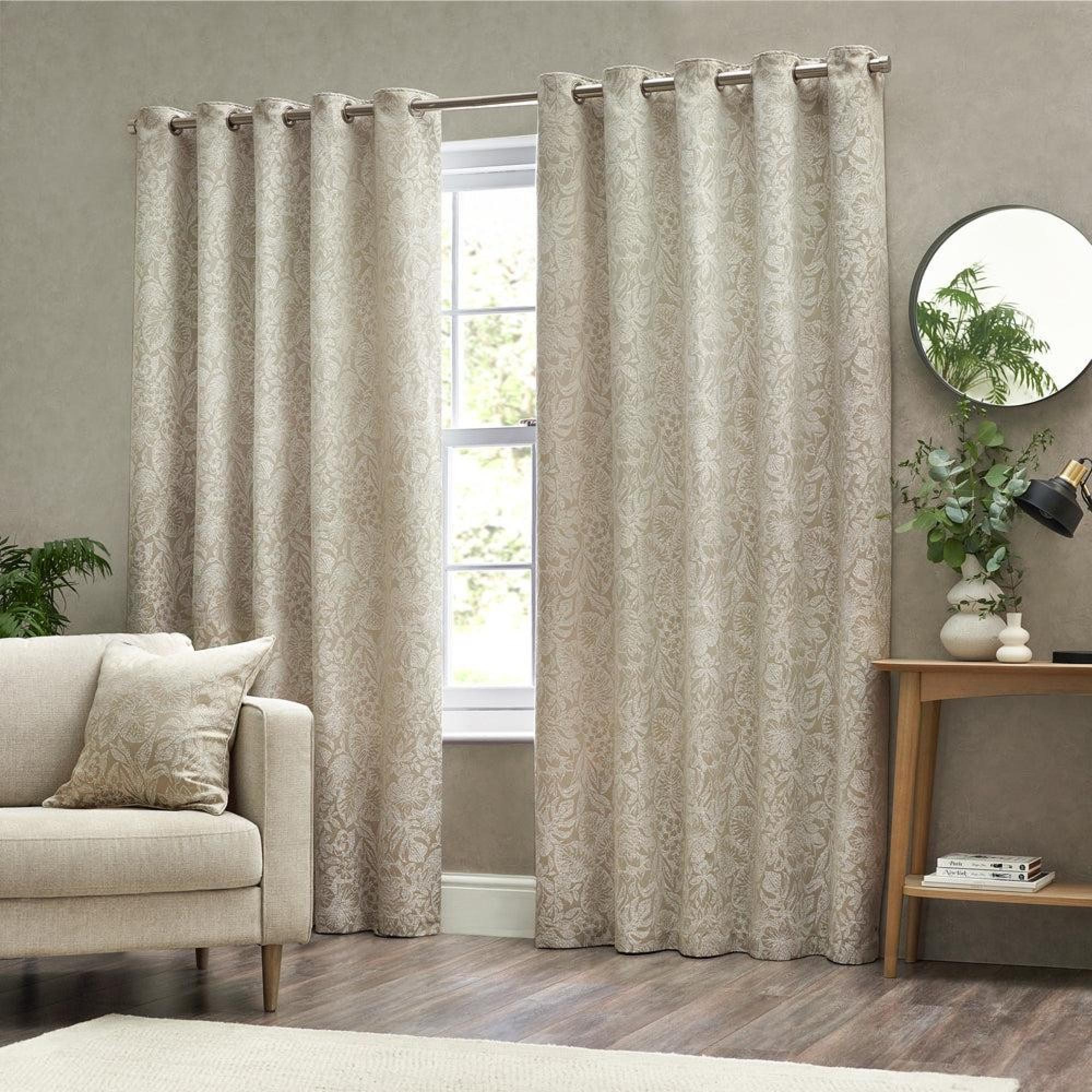 Wylder Bali Natural Eyelet Curtains