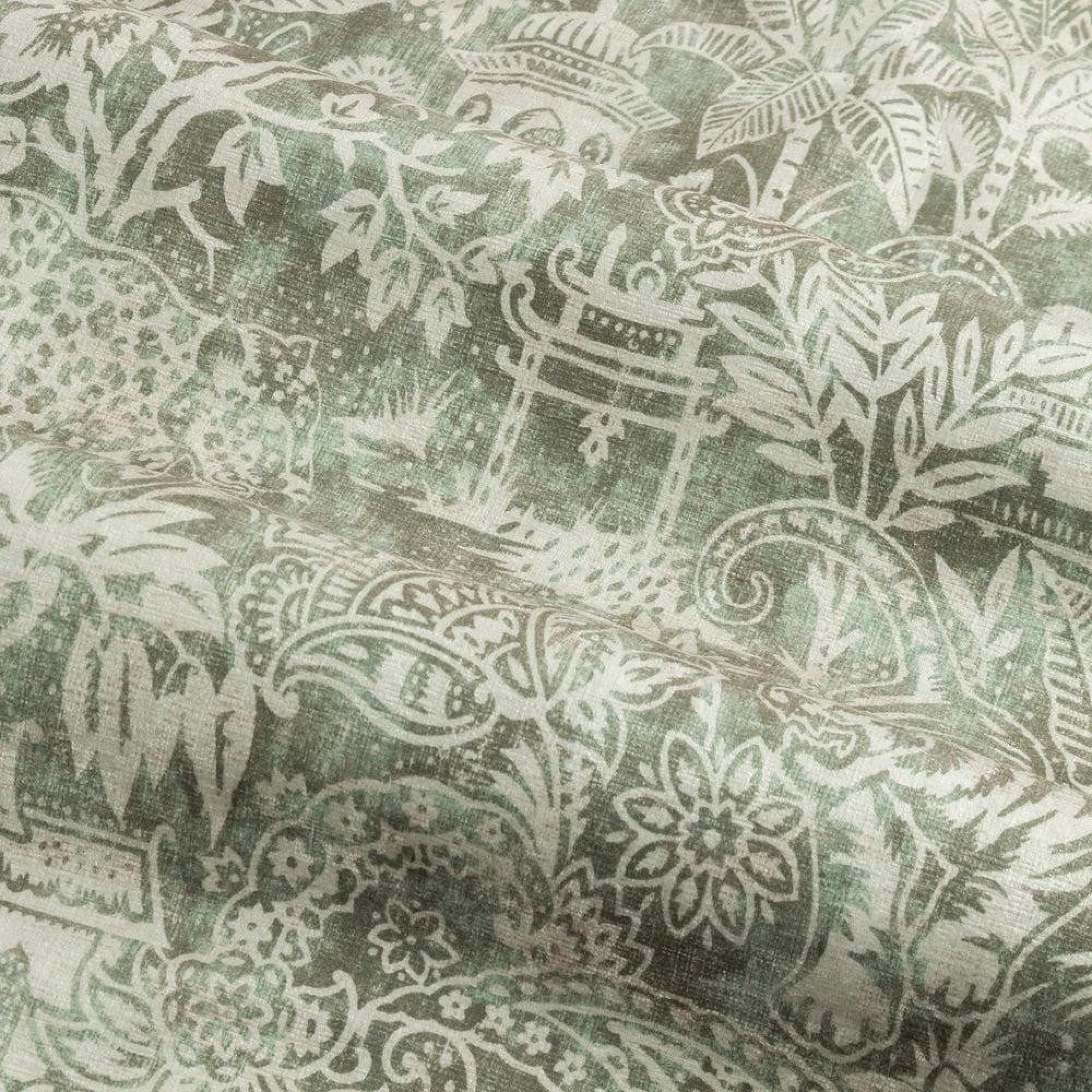 Wylder Bengal Sage Eyelet Curtains