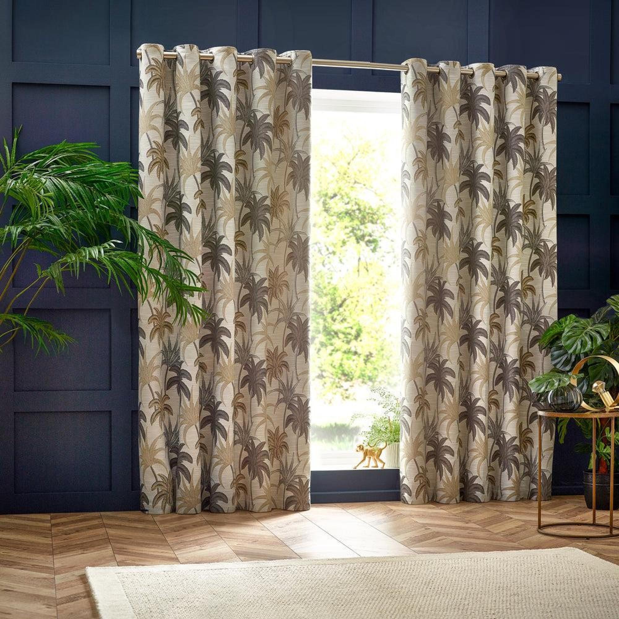Wylder Galapagos Natural Eyelet Curtains