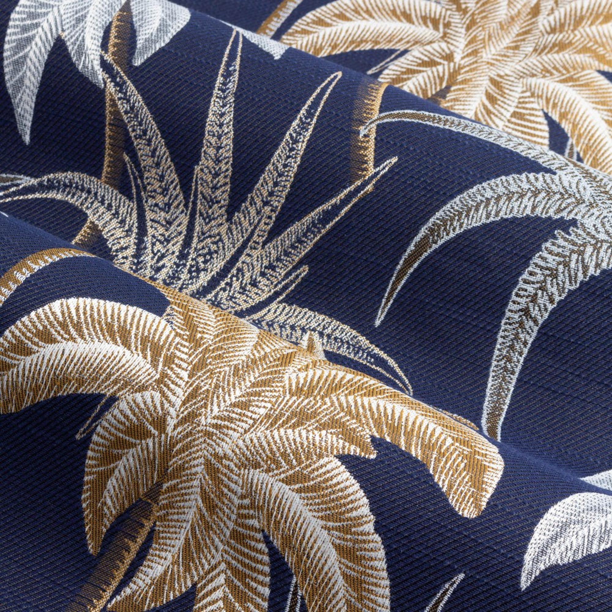 Wylder Galapagos Navy Eyelet Curtains