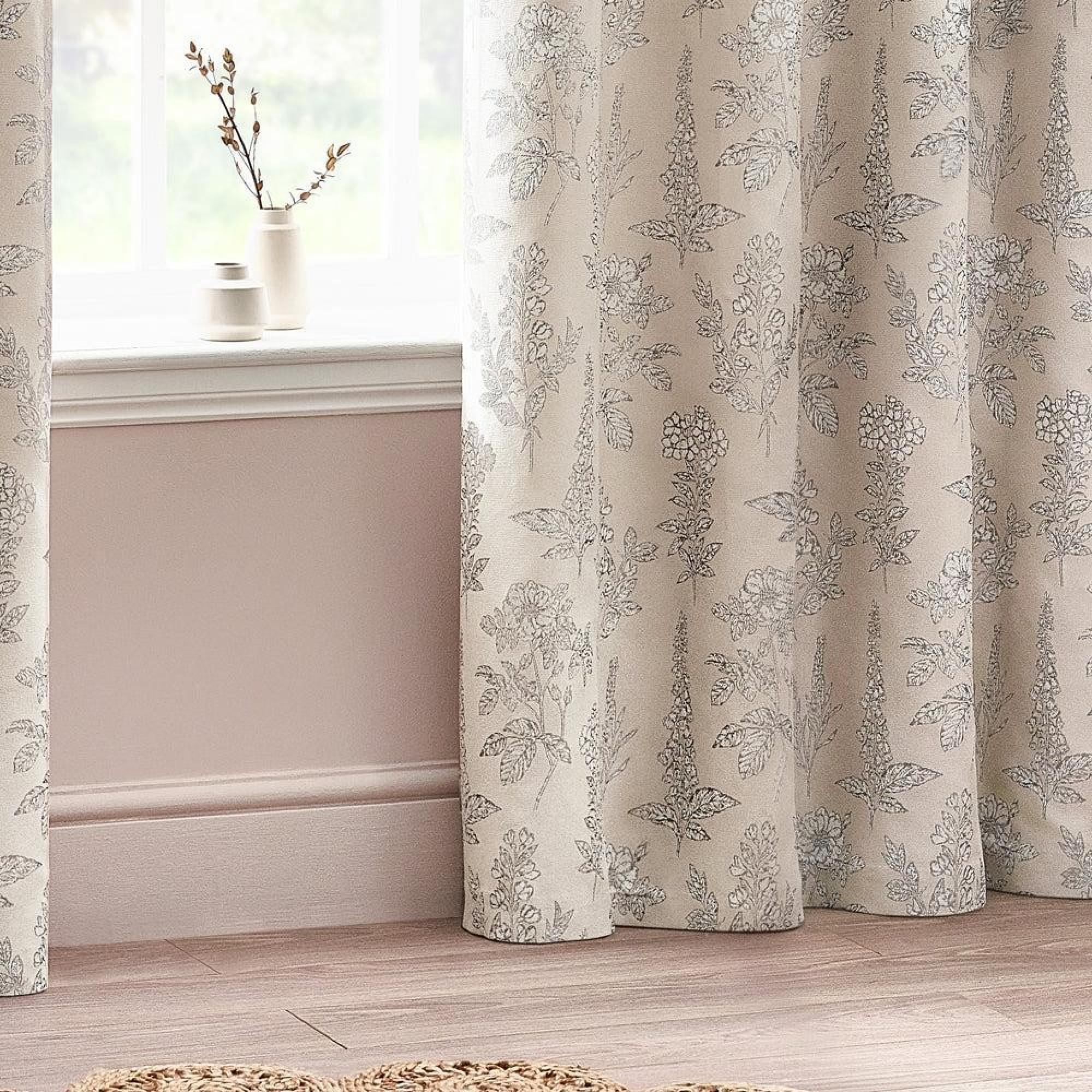 Wylder Sophia Natural Room Darkening Eyelet Curtains