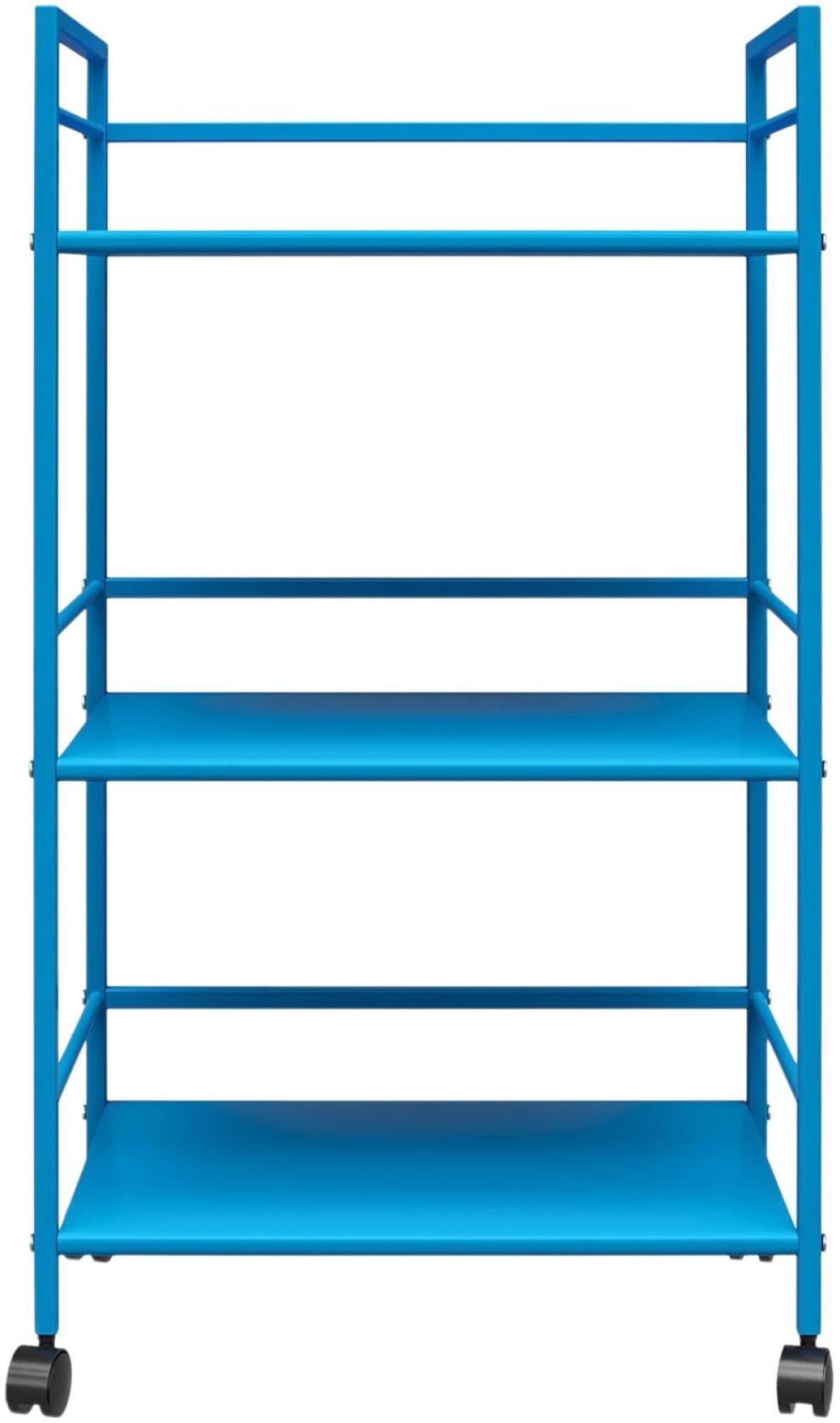 Novogratz Cache Rolling Cart - Blue - 7741810COMNUK