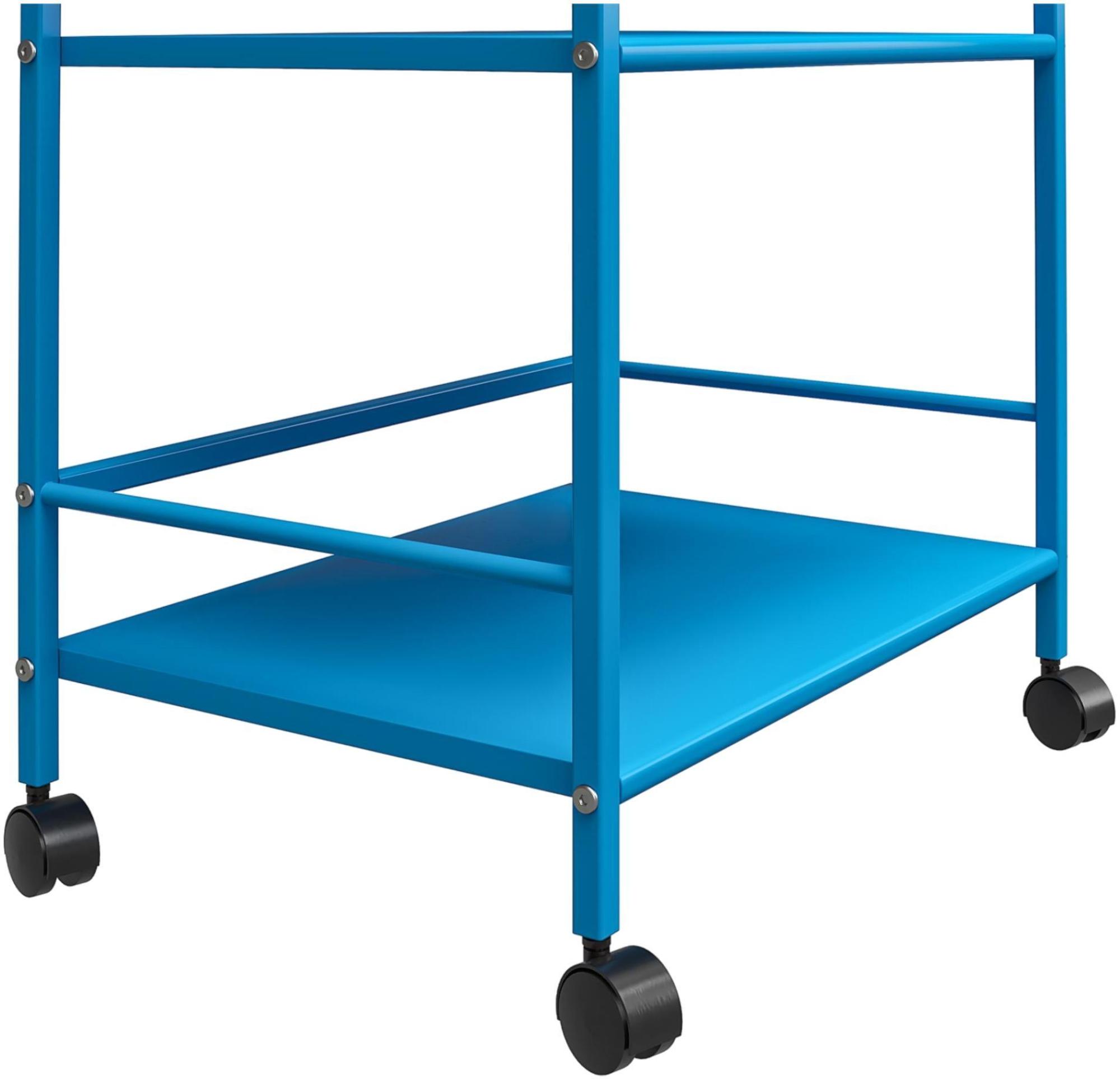 Novogratz Cache Rolling Cart - Blue - 7741810COMNUK