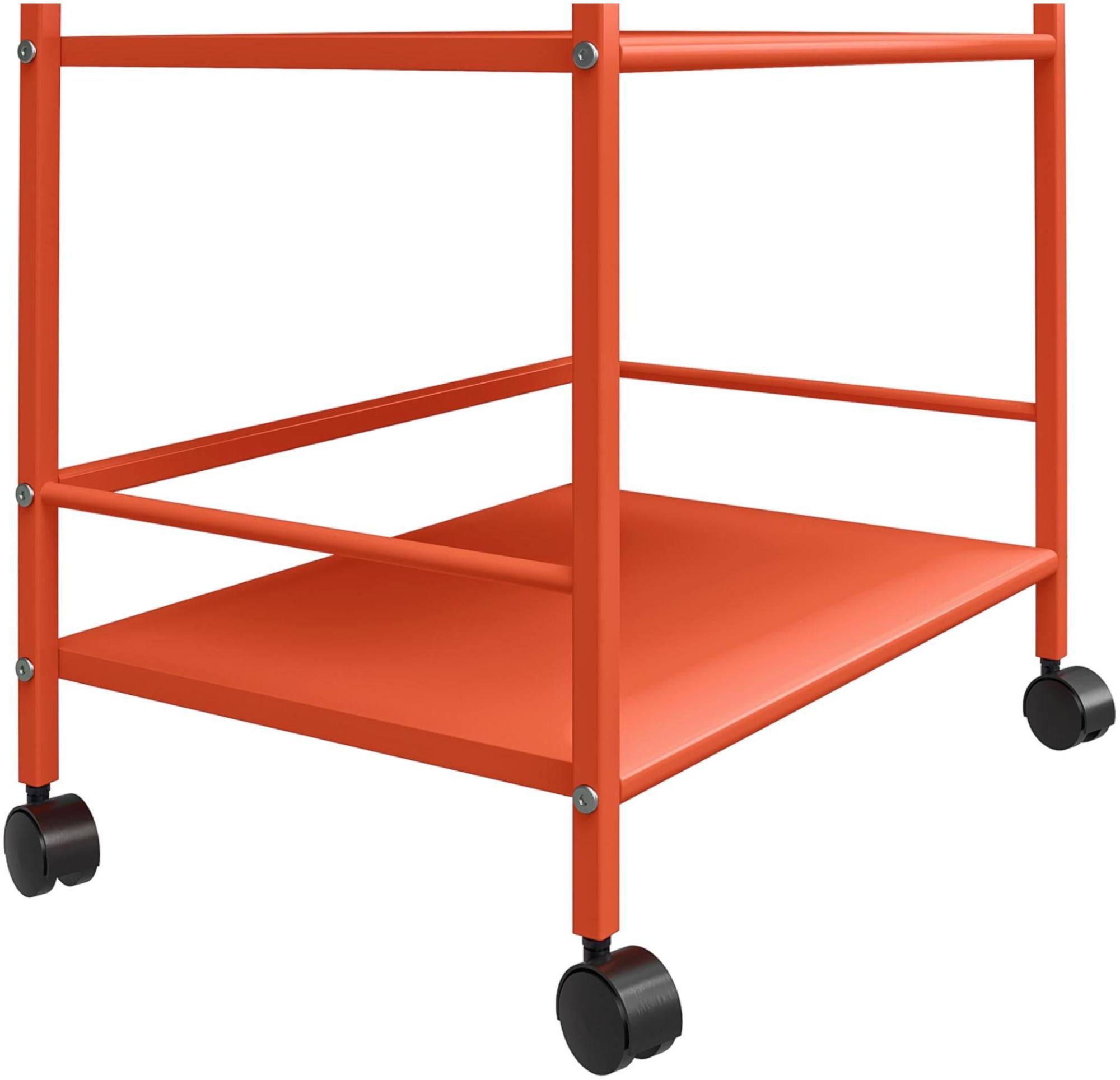 Novogratz Cache Rolling Cart - Orange - 7741813COMNUK