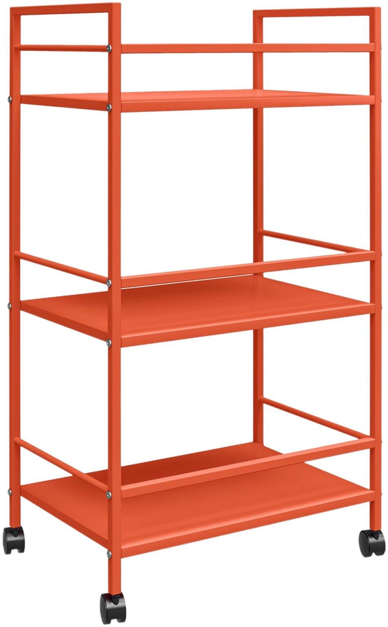 Novogratz Cache Rolling Cart - Orange - 7741813COMNUK