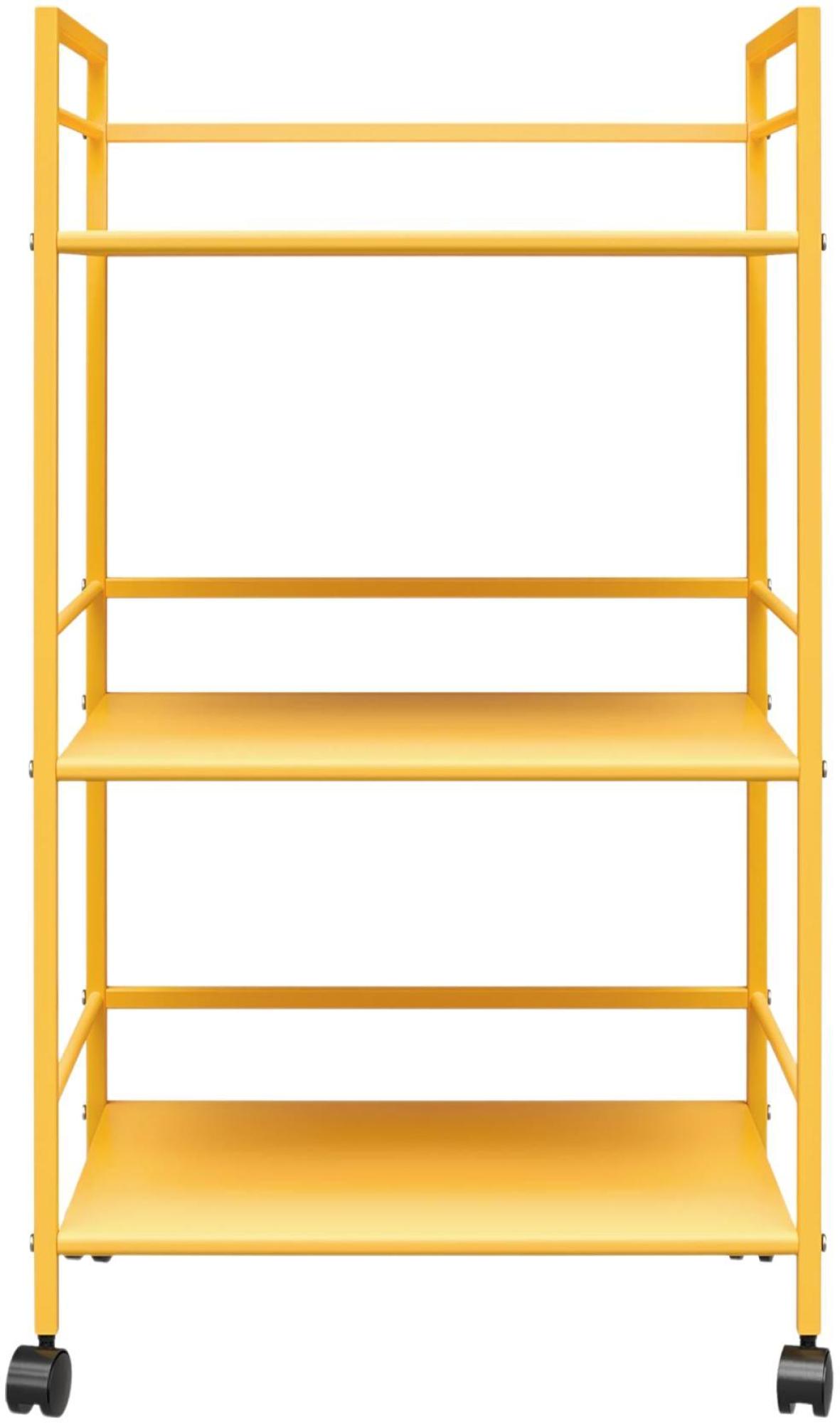 Novogratz Cache Rolling Cart - Yellow - 7741814COMNUK