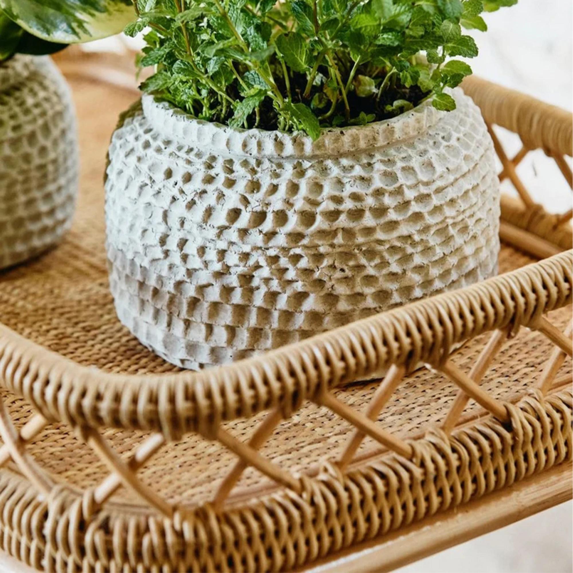 Liri Trolley - Natural - Rattan