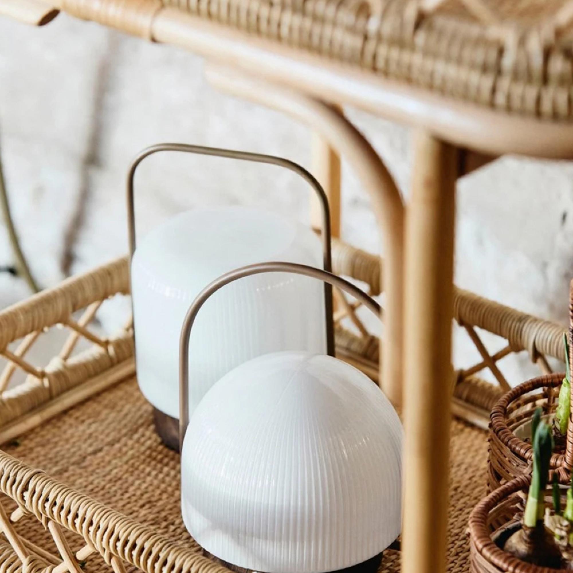 Liri Trolley - Natural - Rattan