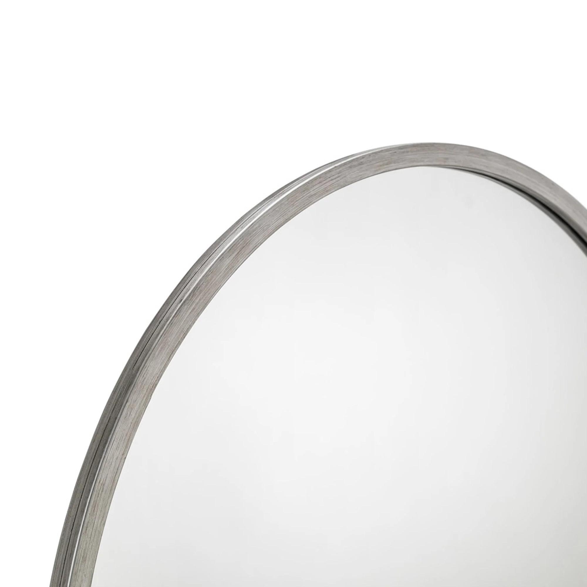 Octave Wall Mirror - Round - Pewter