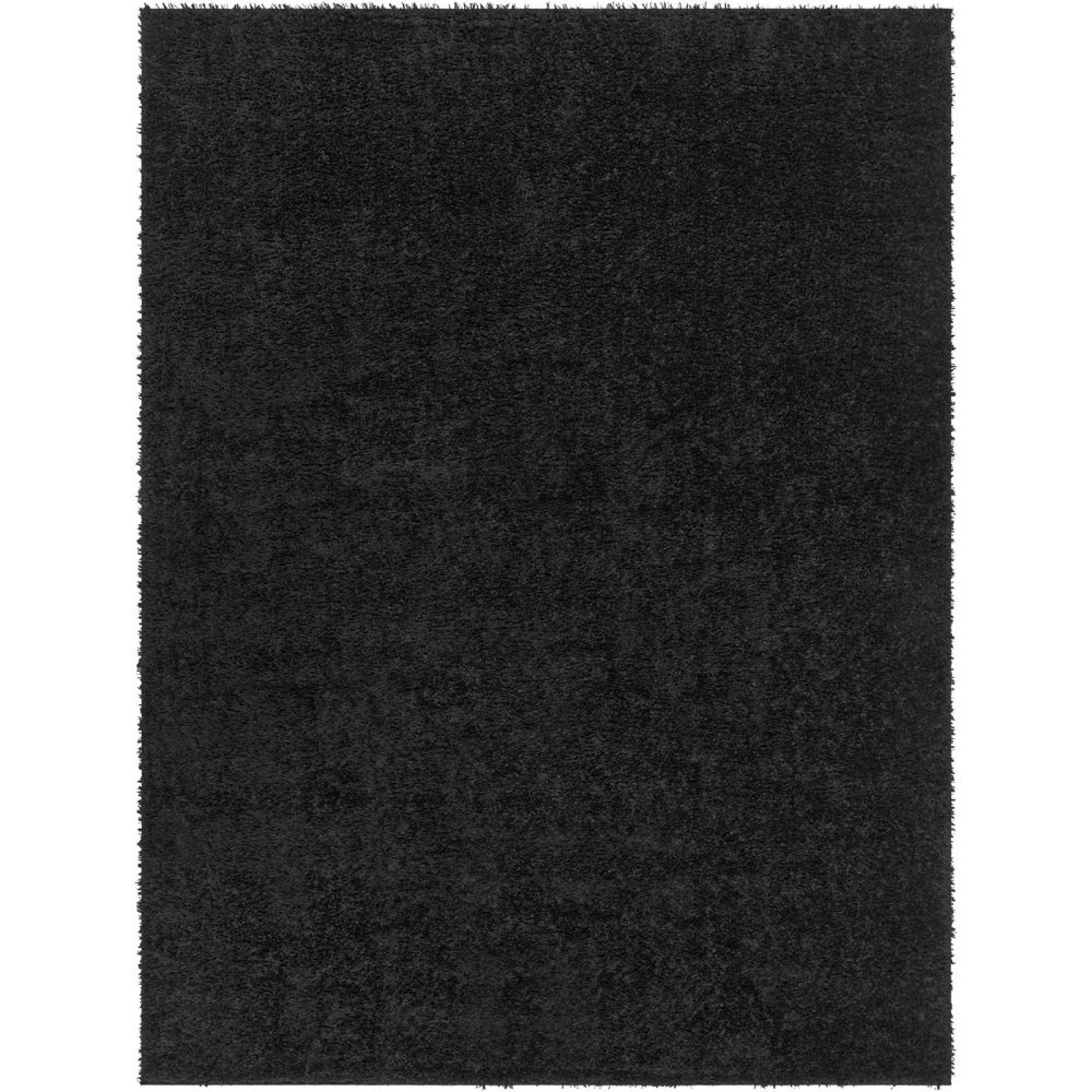 Cloudy Rug - High Pile Shaggy - Black - Sizes Available