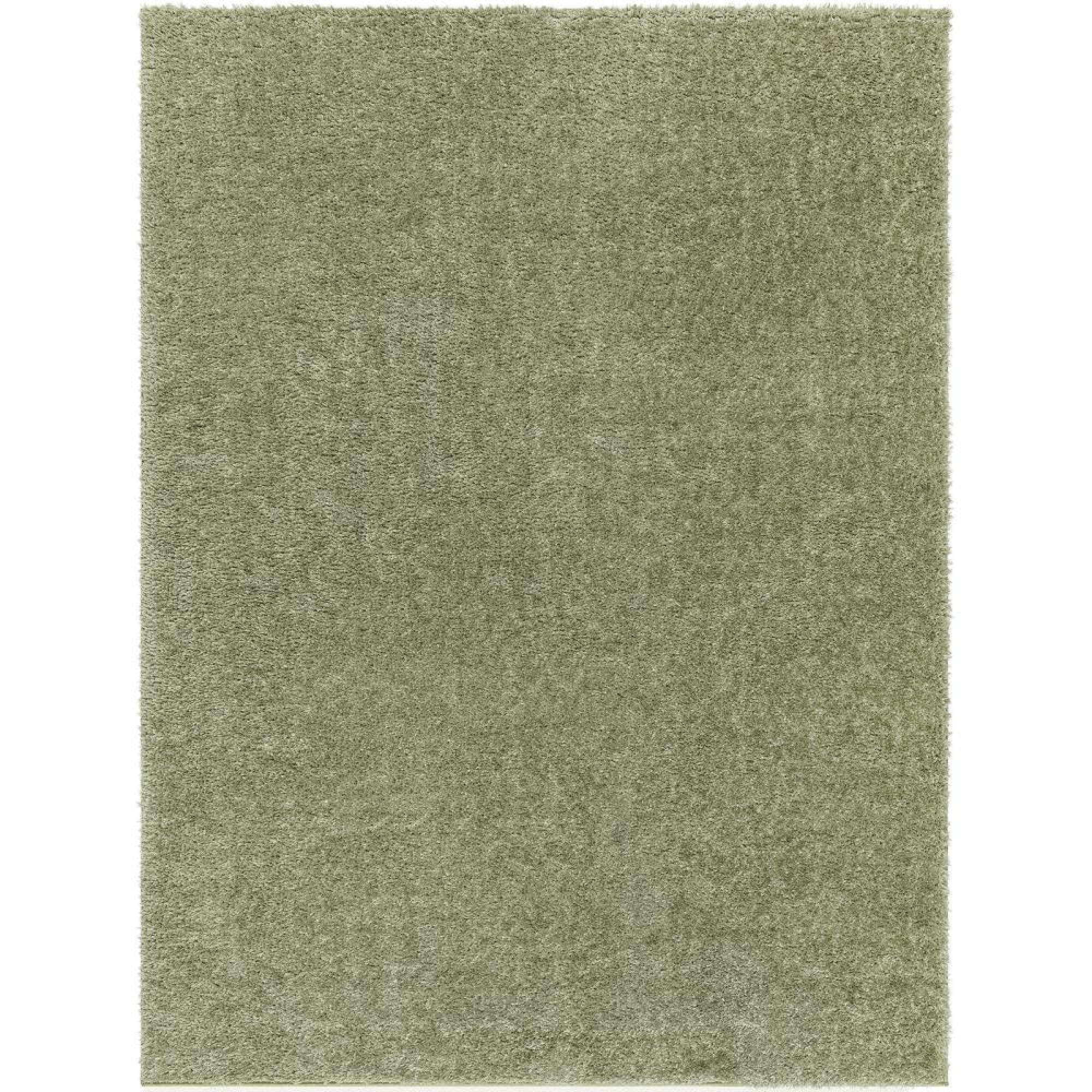 Cloudy Rug - High Pile Shaggy - Green - 140cm x 200cm