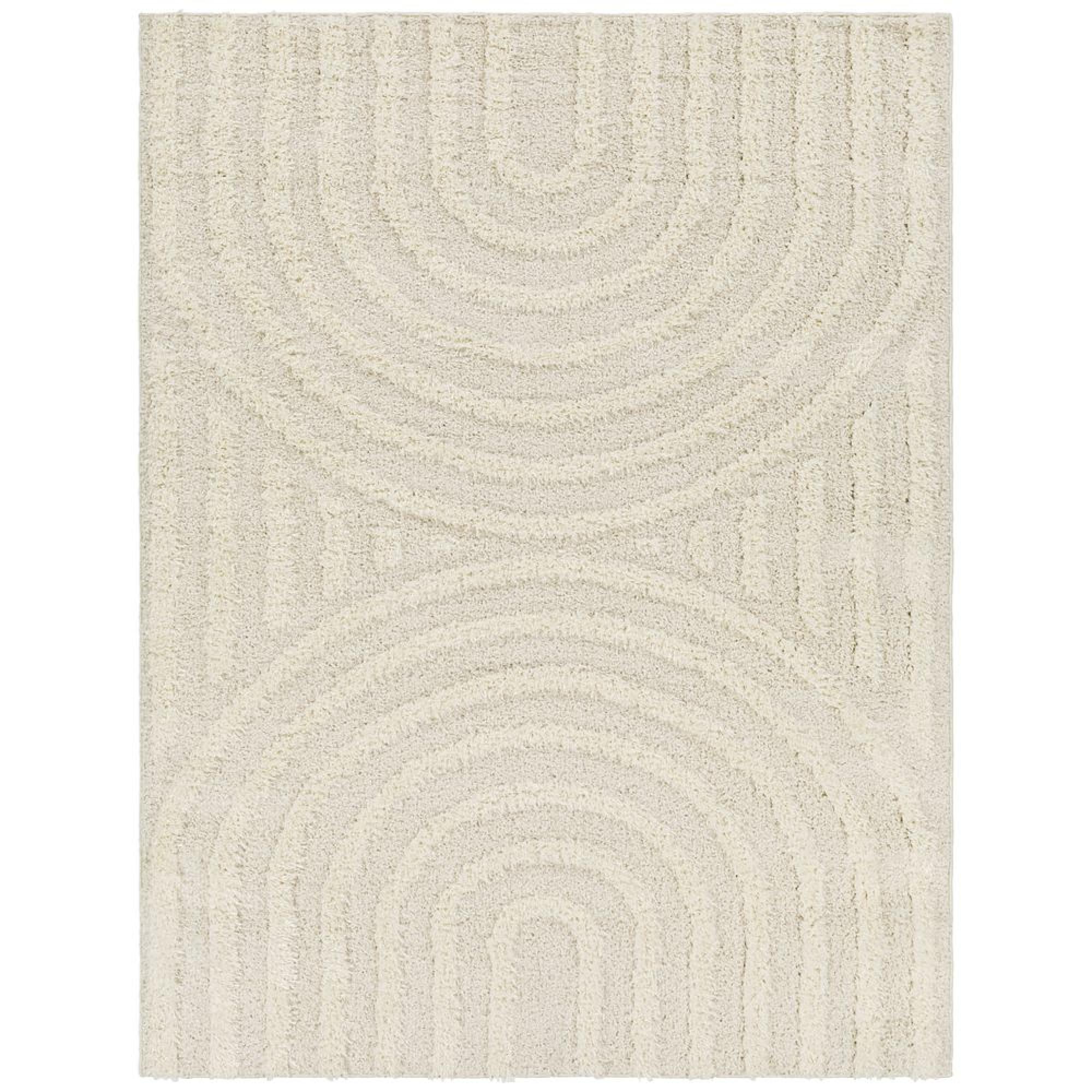 Rodos Rug - Modern Shaggy - RDO2328 - Beige - Sizes Available