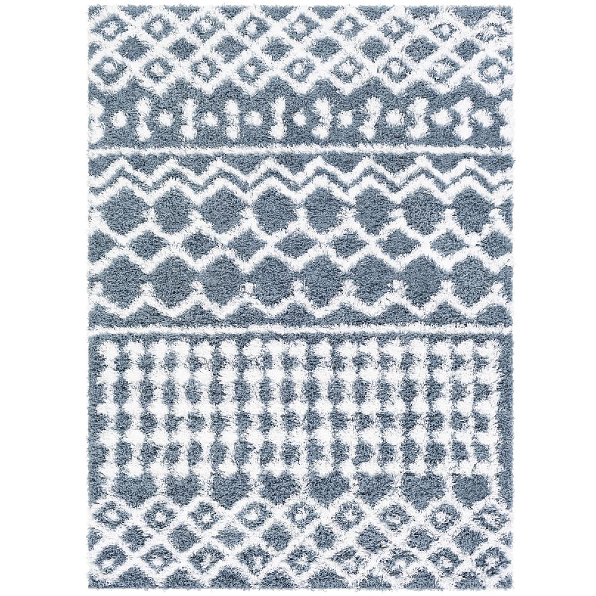Urban Rug - Boho Shaggy - Denim Blue - Sizes Available
