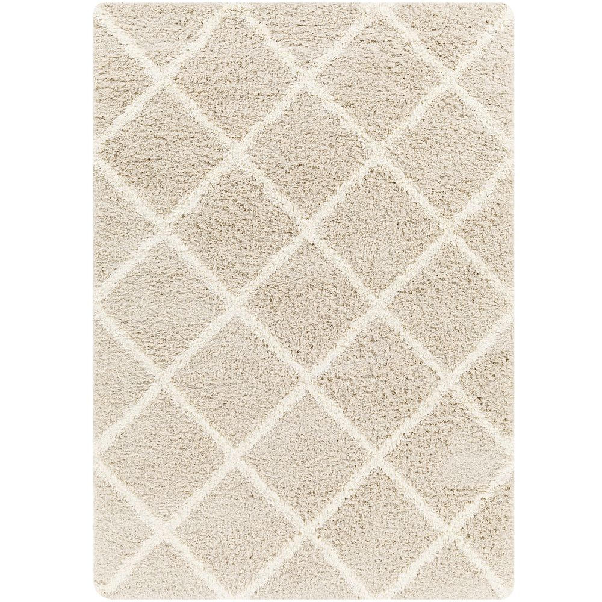 Urban Rug - Shaggy Cottage Plush Pile - USG2319 - Beige - Sizes Available