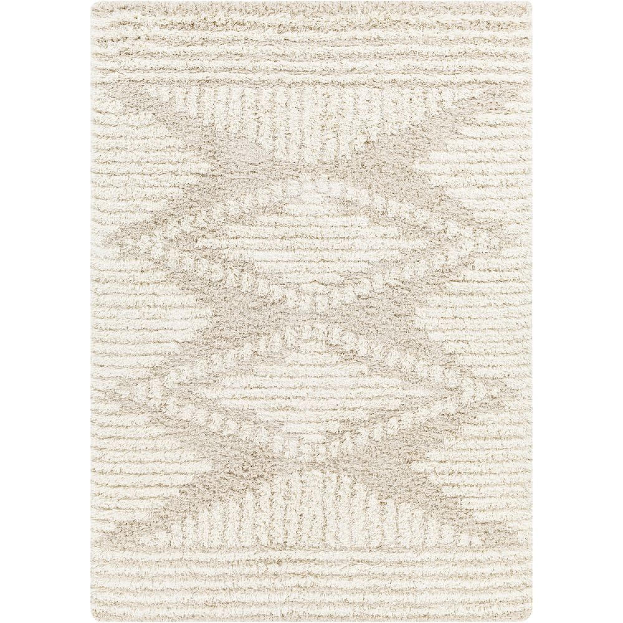 Urban Rug - Shaggy Modern Plush Pile - USG2326 - Beige - Sizes Available