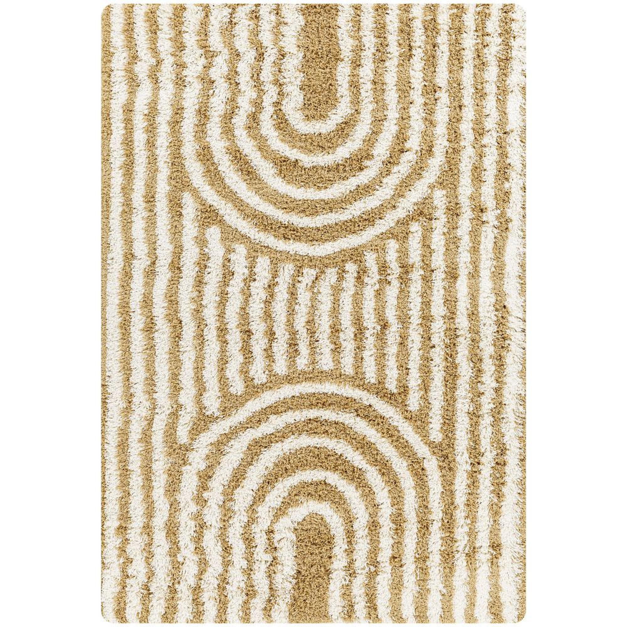 Urban Rug - Shaggy Modern Plush Pile - USG2316 - Brown - Sizes Available