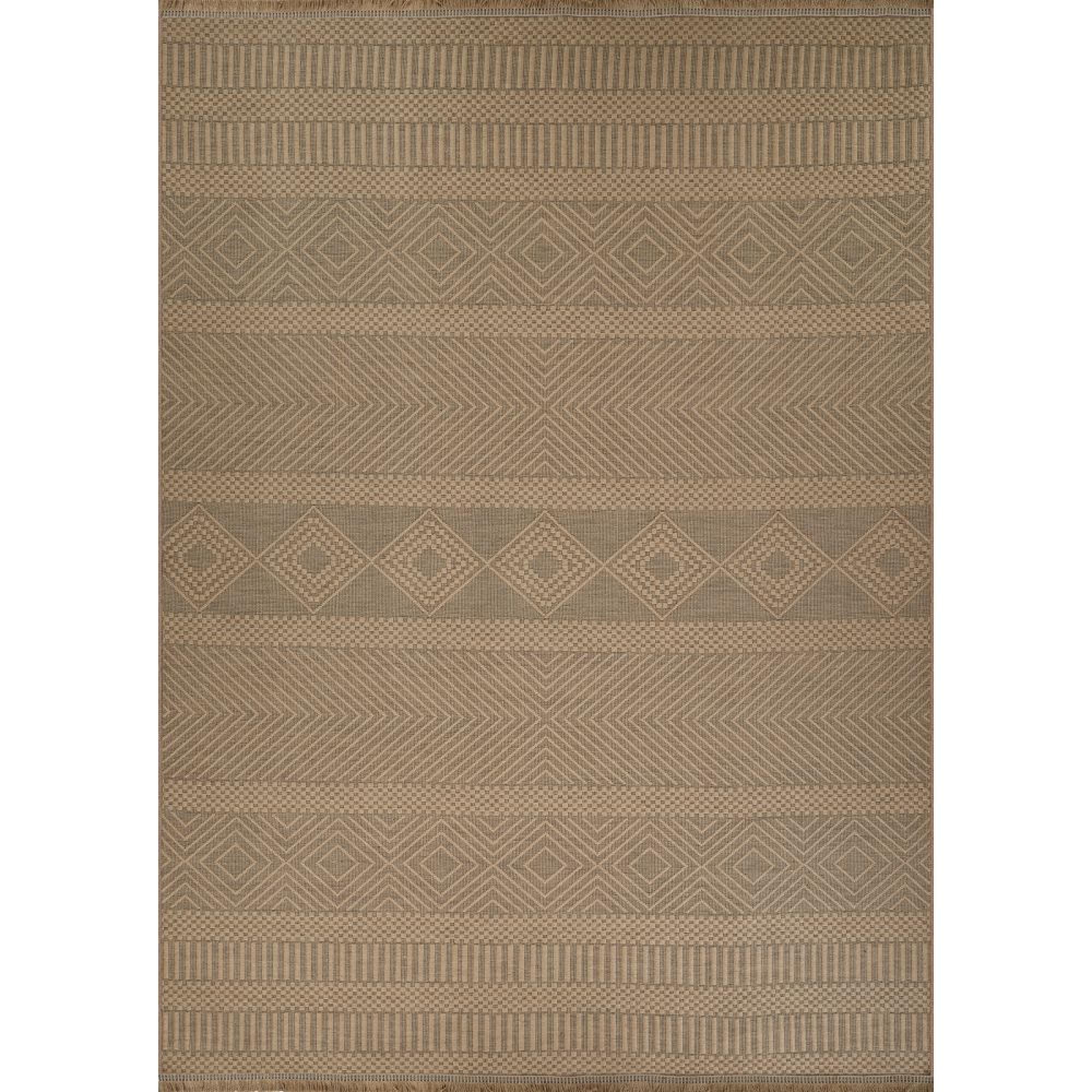Mystery Rug - Machine Washable Boho Jute - MYS2301 - Tan - Sizes Available