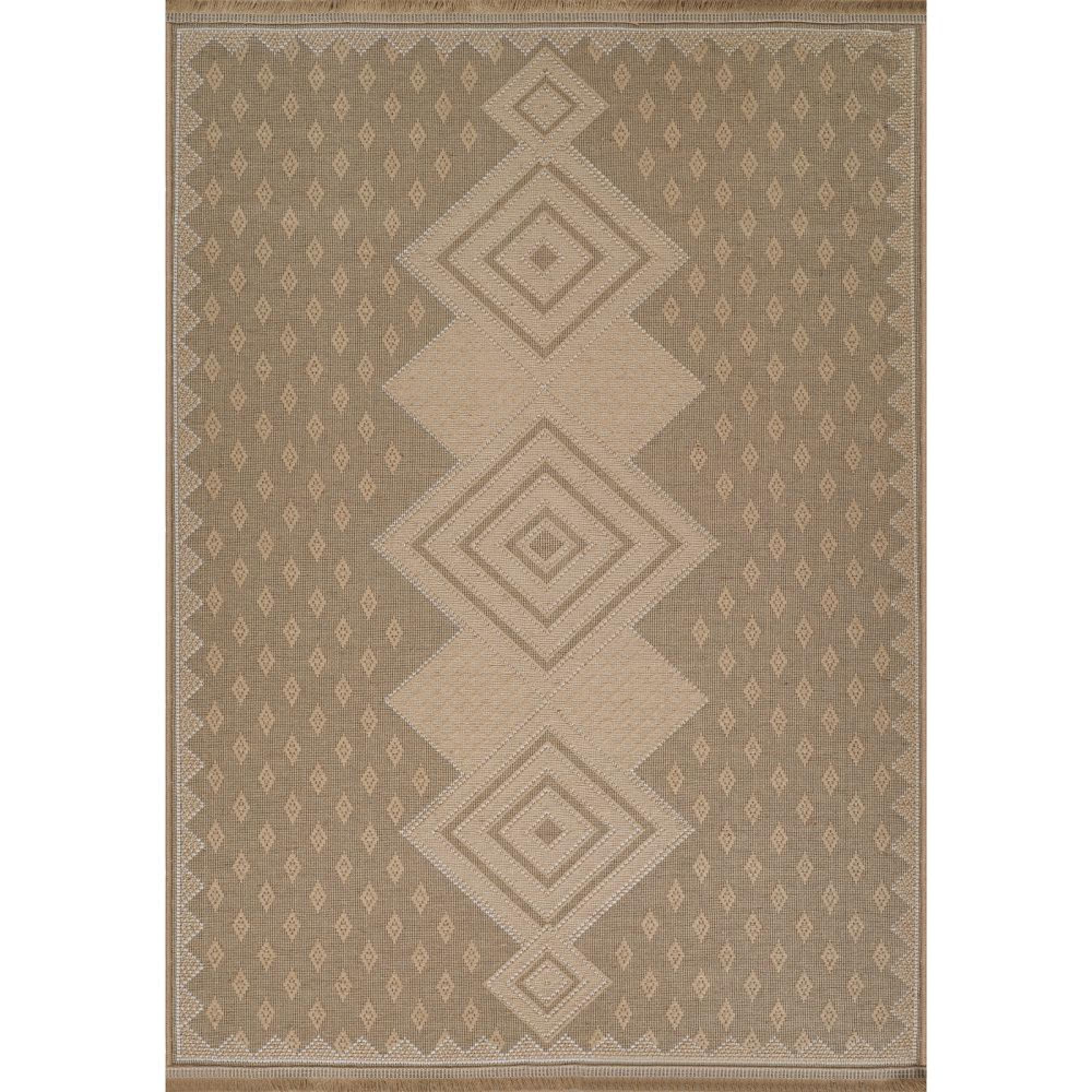 Mystery Rug - Machine Washable Boho Jute - MYS2305 - Tan - Sizes Available