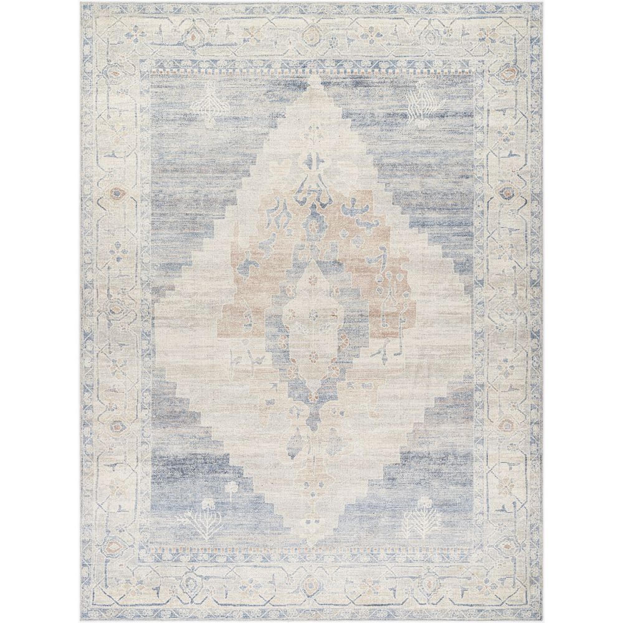 Luca Rug - Oriental Vintage - BONC2300 - Denim Blue - Sizes Available