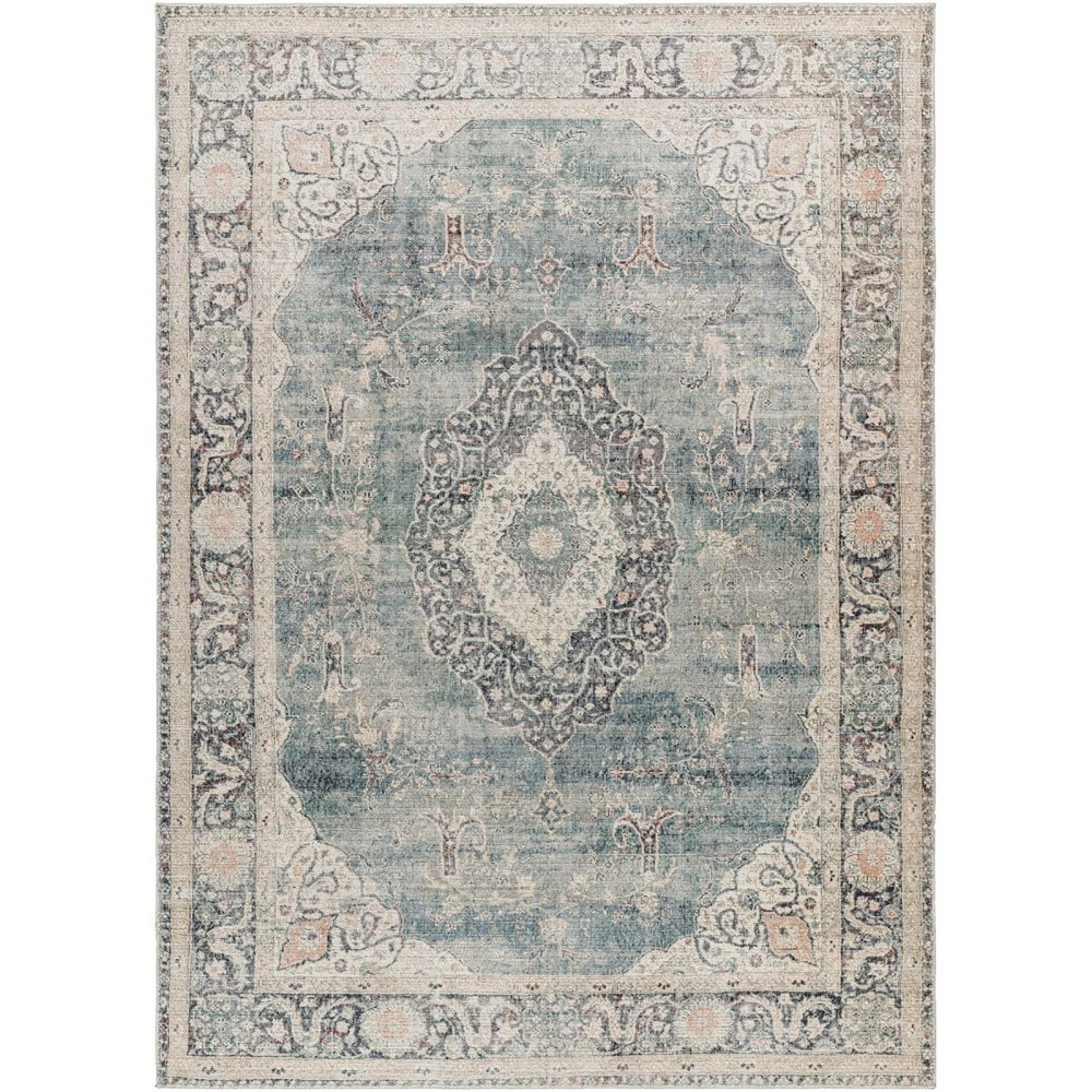 Marlene Rug - Oriental Vintage - BOMN2300 - Ice Blue - Sizes Available