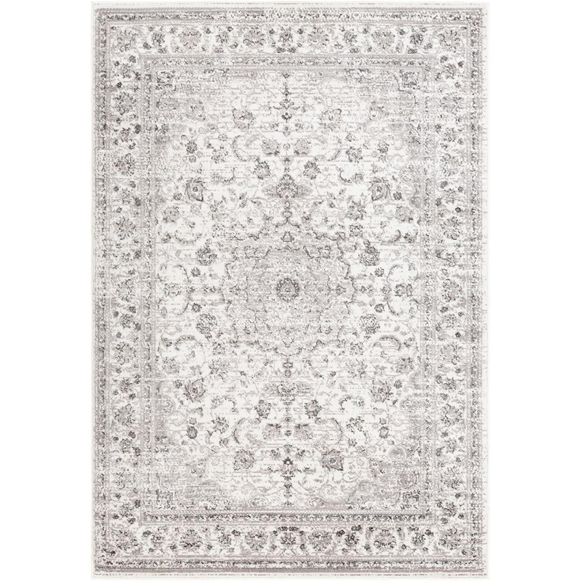 Monte Carlo Rug - Oriental Vintage - MNC2319 - Grey - Sizes Available
