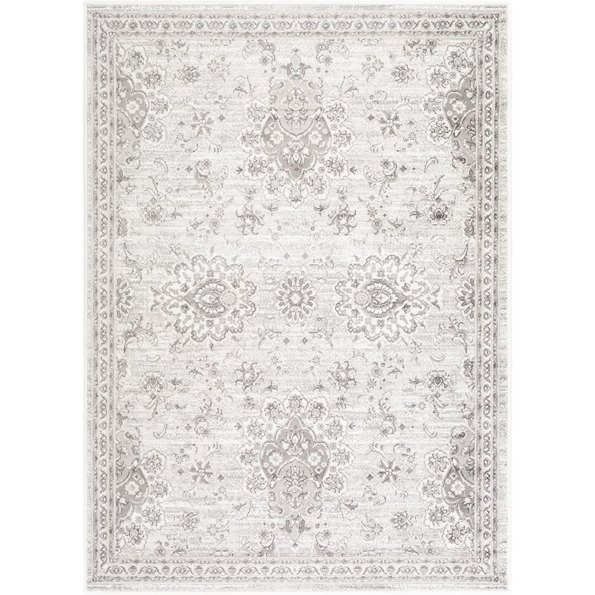 Monte Carlo Rug - Oriental Vintage - MNC2331 - Grey - Sizes Available
