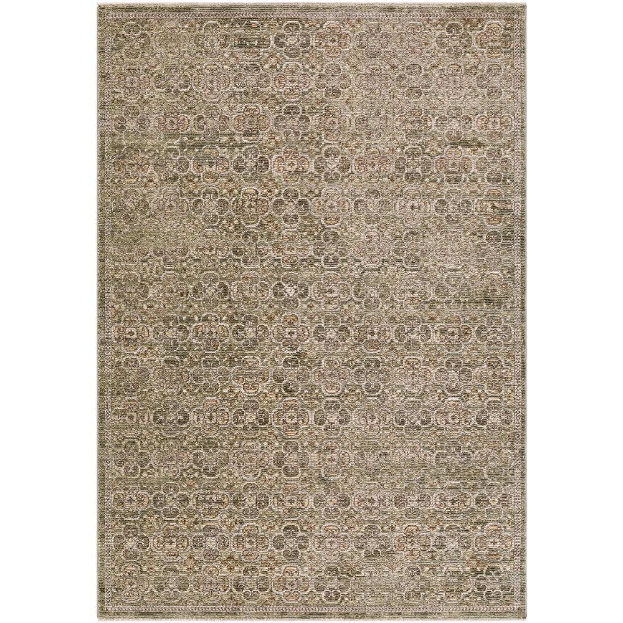 Myrtle Avenue Rug - Vintage Traditional Oriental Boho - GAMY2301 - Green - Sizes Available