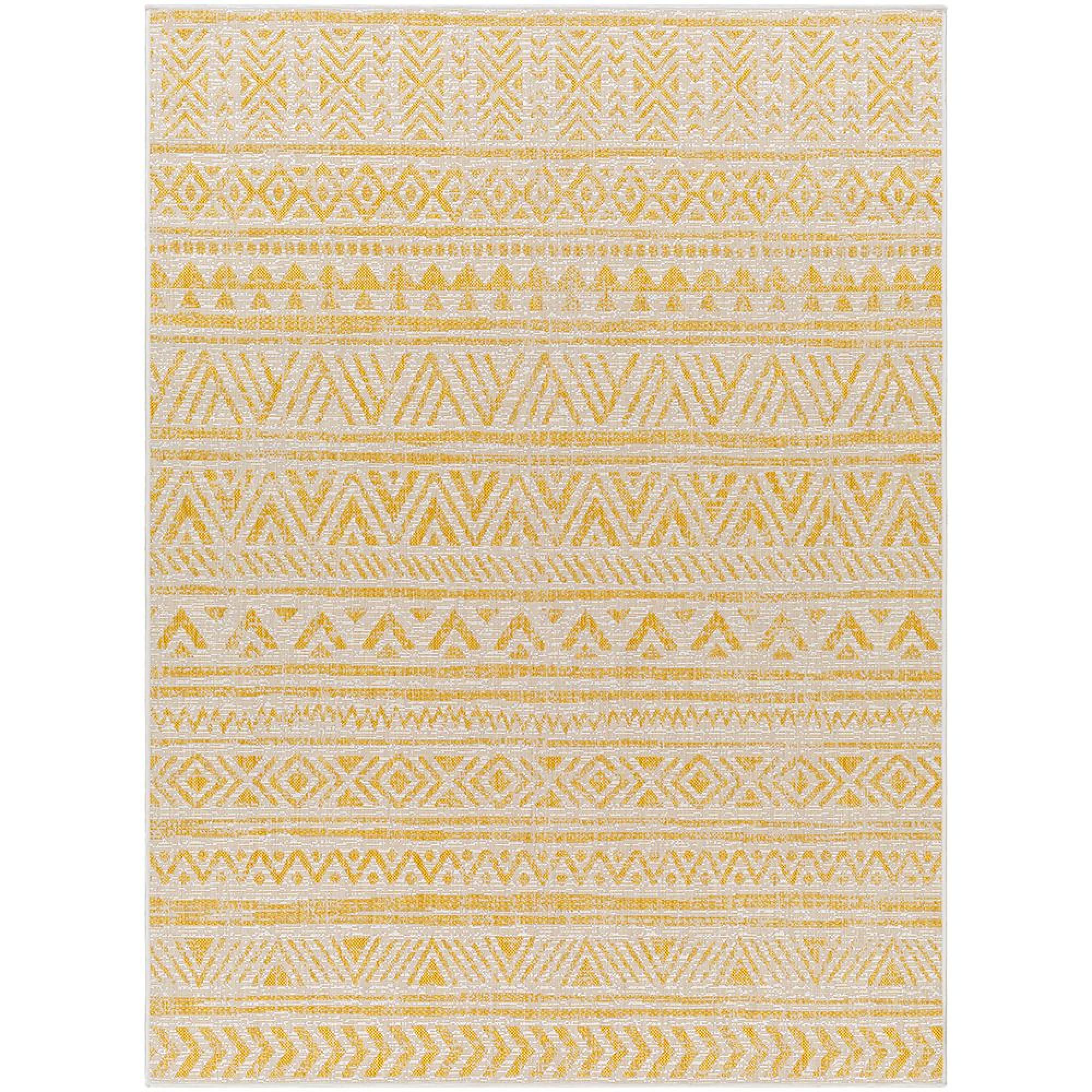 Eagean Rug - EAG2431 - Yellow - 200cm x 275cm